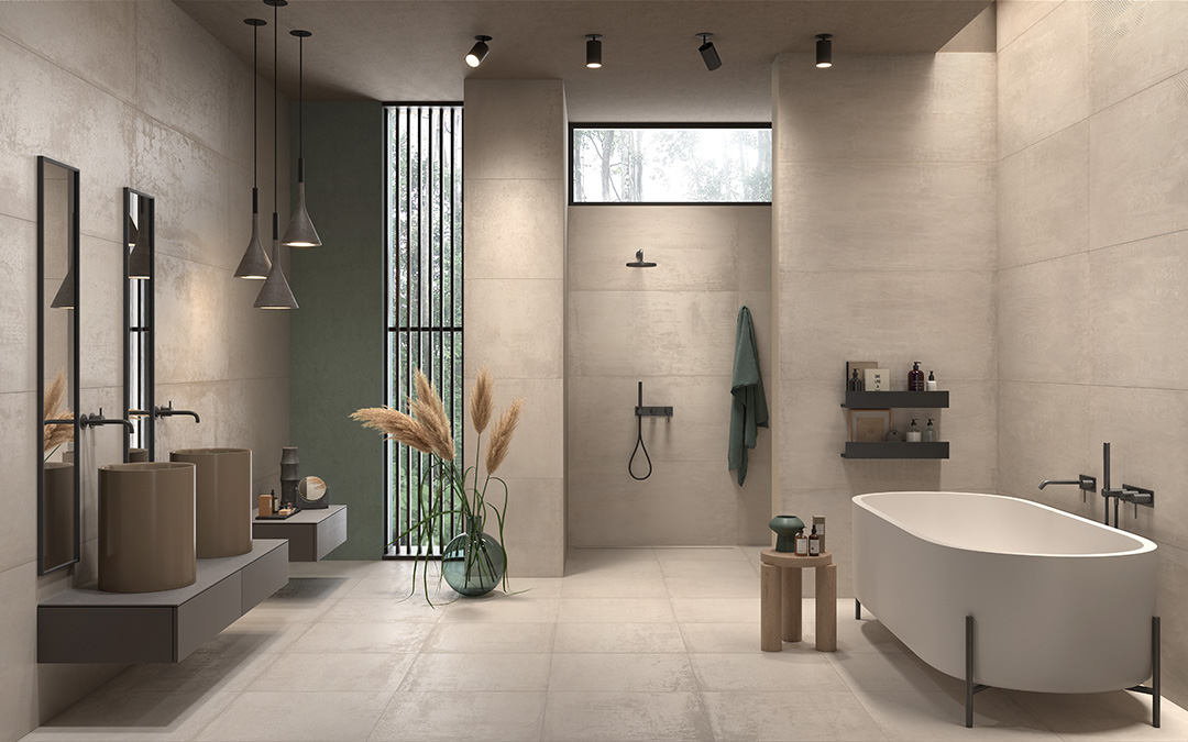 Castelvetro Materika Bianco 100x100 cm R10B Feinsteinzeug      