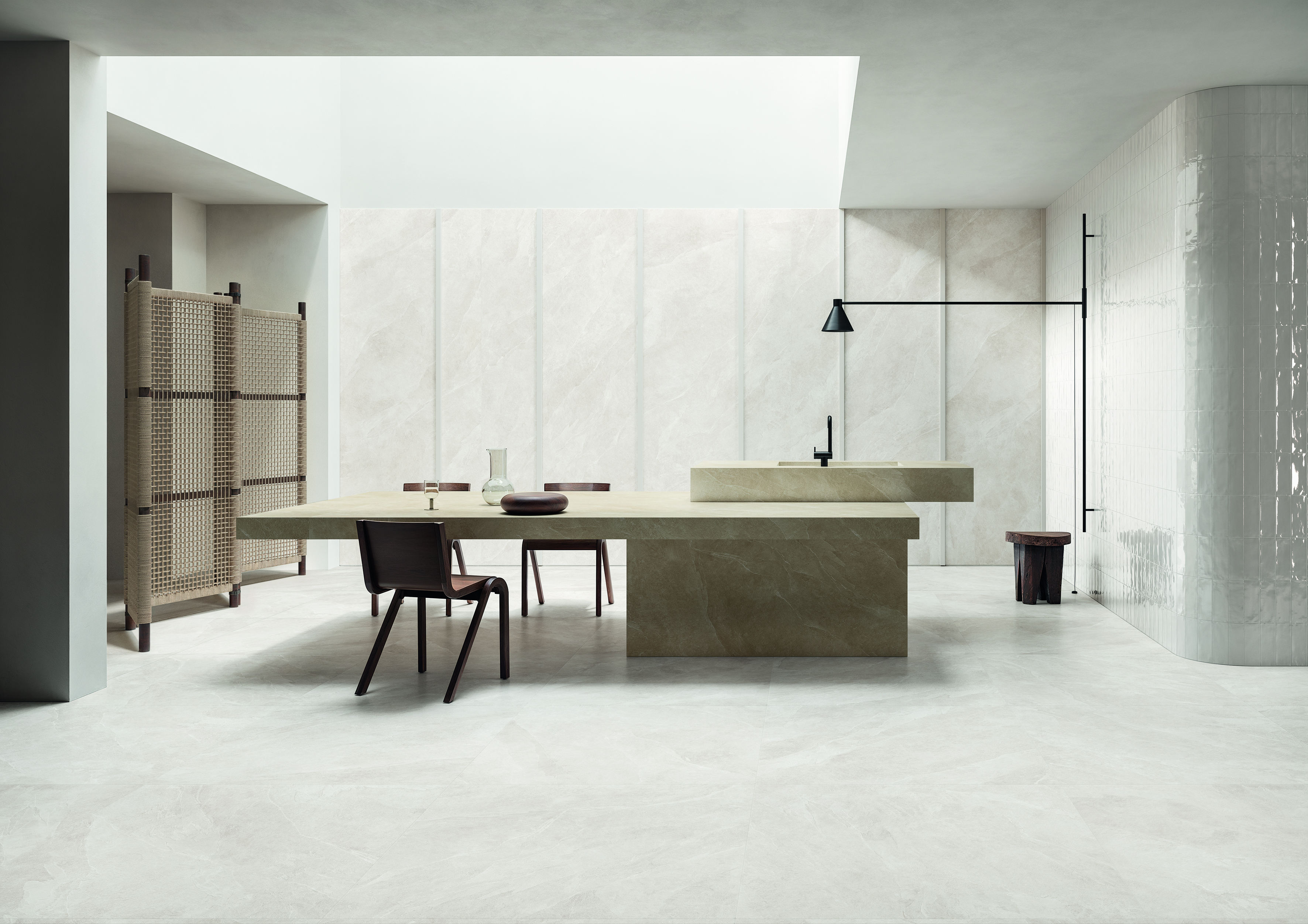 Ergon Cornerstone Evolution Slate Superwhite 100x100x0,9 cm Naturale R10B rektifiziert 