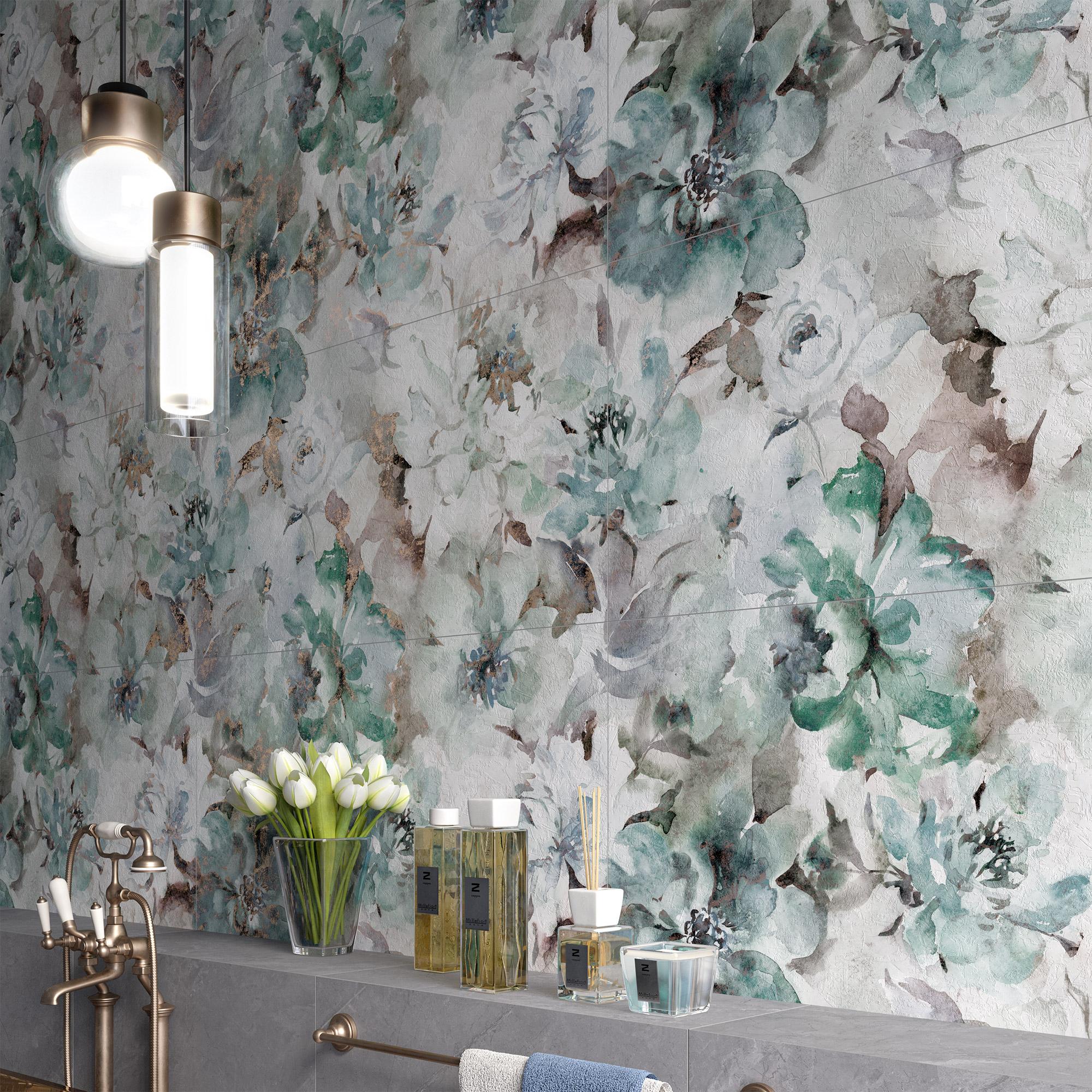 Mirage Papier 60x120x0,9 cm Dekor Corolle 2er-Set