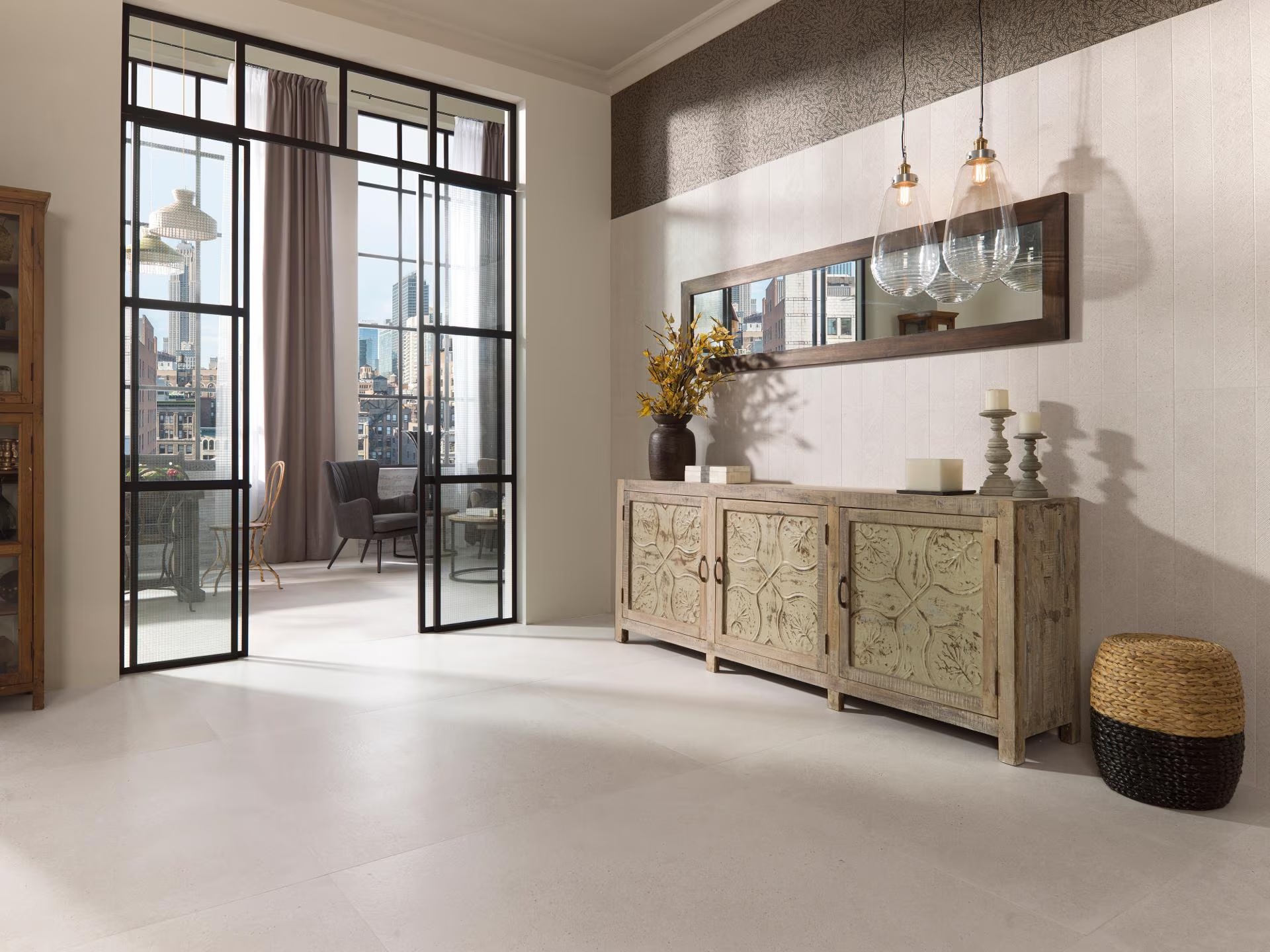 Porcelanosa Bottega White 80x80 cm Feinsteinzeug R10
