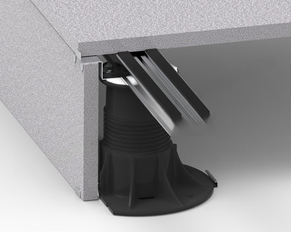 Eterno Ivica Clip Up vertikale Kopf Kantenklammer für Alu Traversen SE+NM