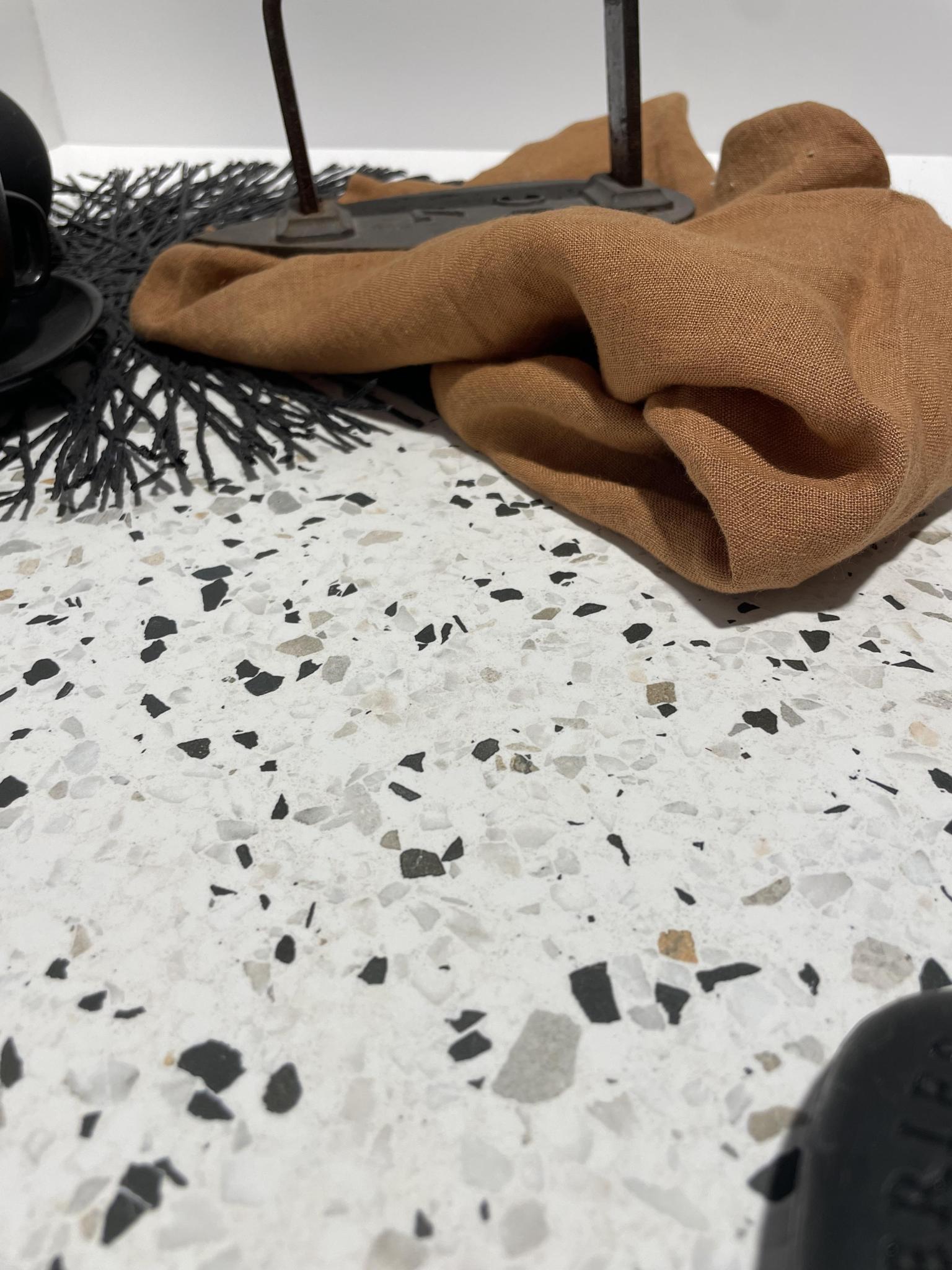 Revoir Paris Re-Bel Gris 60x60 cm Terrazzo-Optik R10       