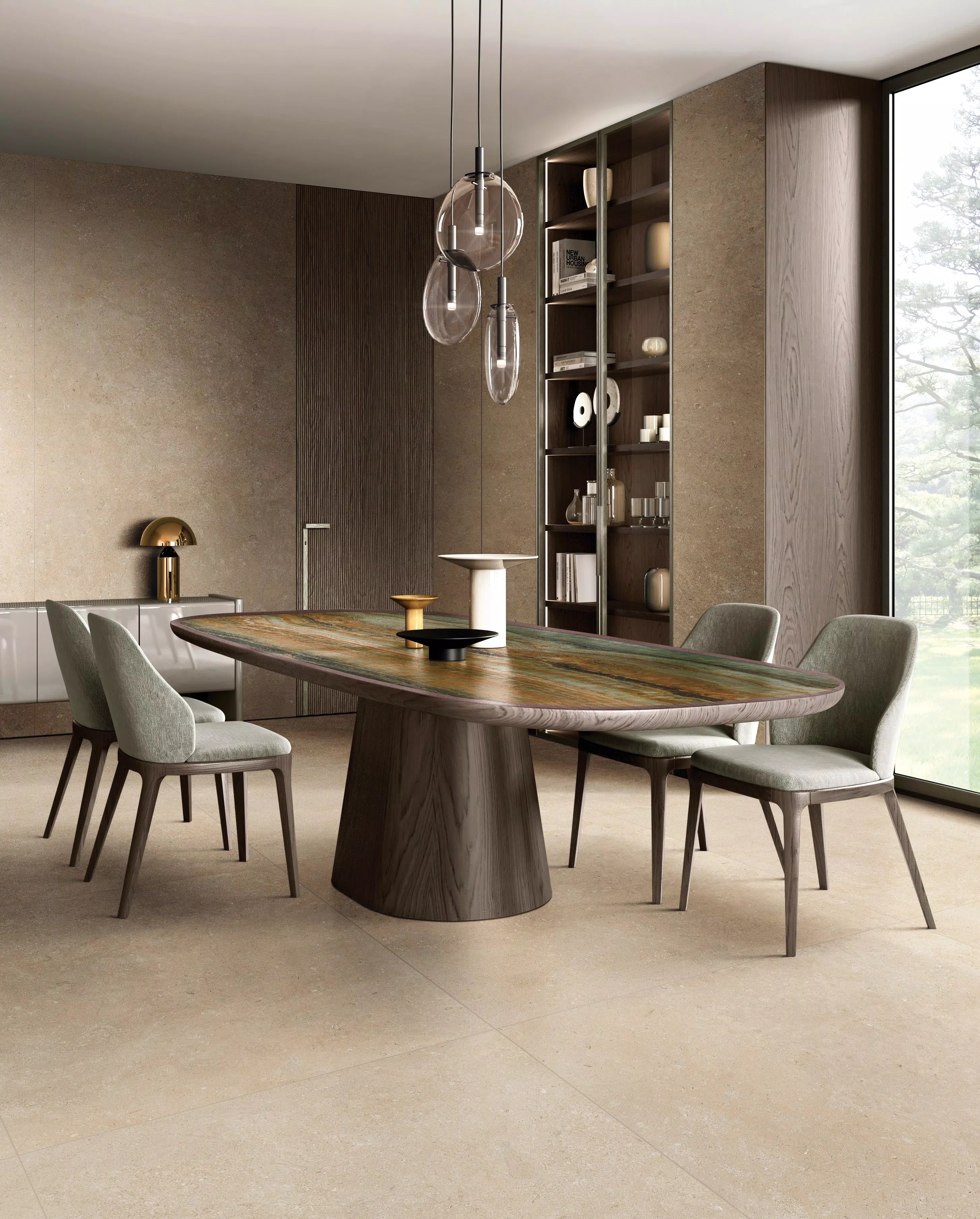 Florim Authentic Luxe Stone Dordogne 60X120x0,6 cm Magnum Feinsteinzeug Matte Leather 