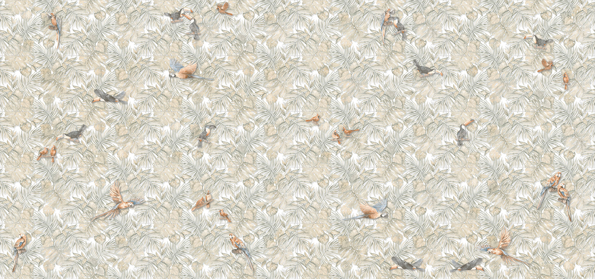 Vives Sassari-R 45x120 cm Dekorfliese Papagei