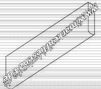 Étoile de Rex Sockel 4,6x60 cm Glossy