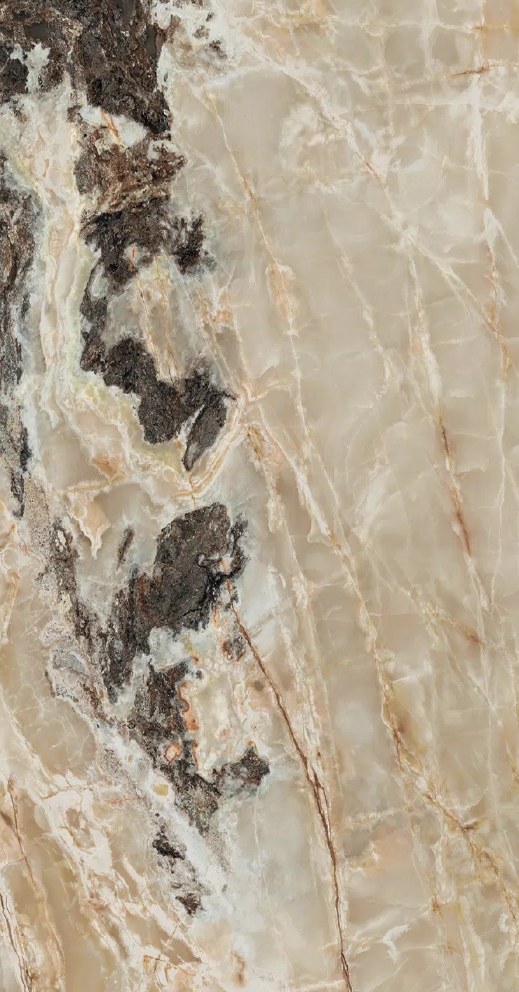 Florim Onyx&More Golden Blend 60x120x0,6 cm Magnum Feinsteinzeug Satin  