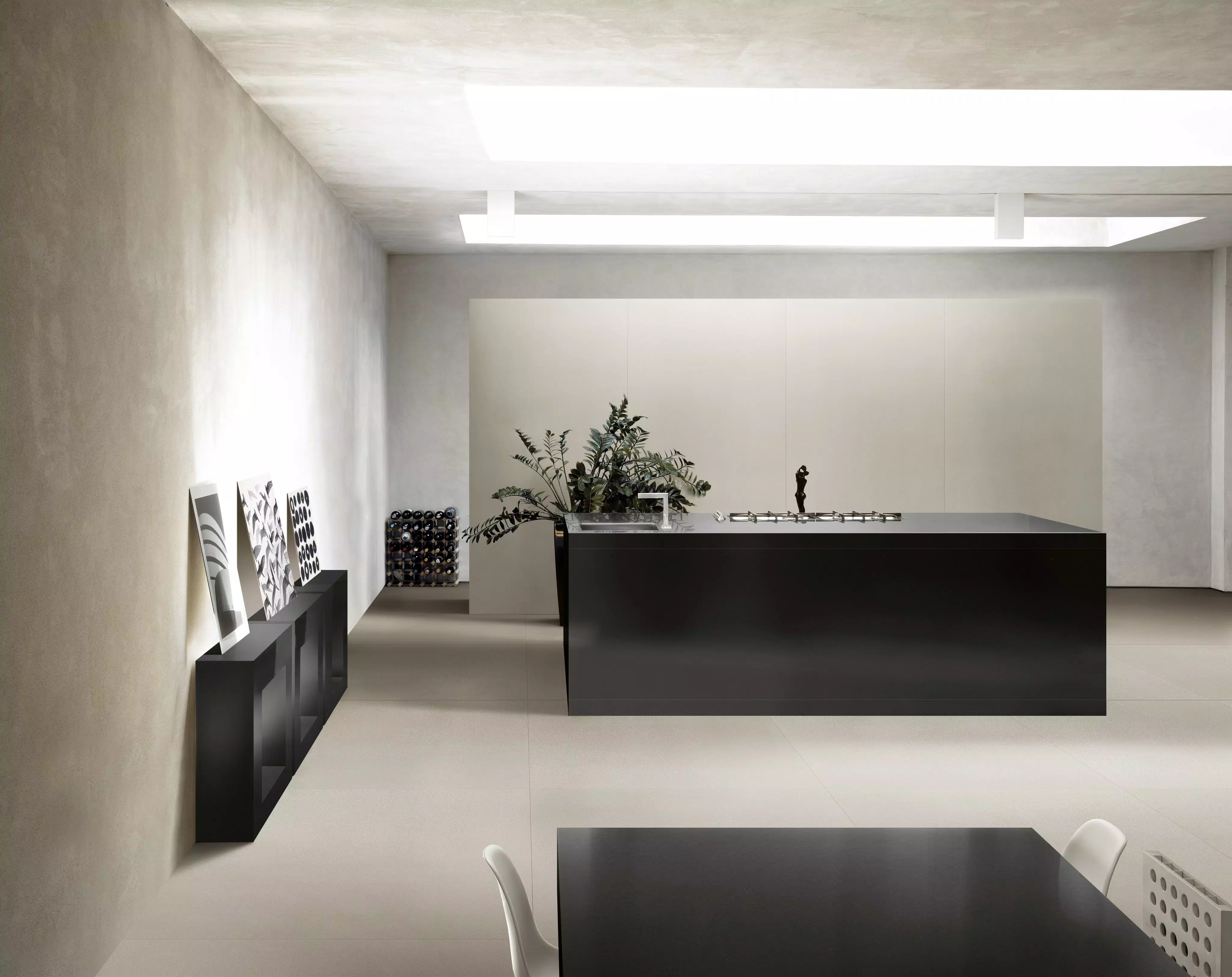 Florim B&W_Marble Black Matte 120x120x0,6 cm Feinsteinzeug R9 Magnum 