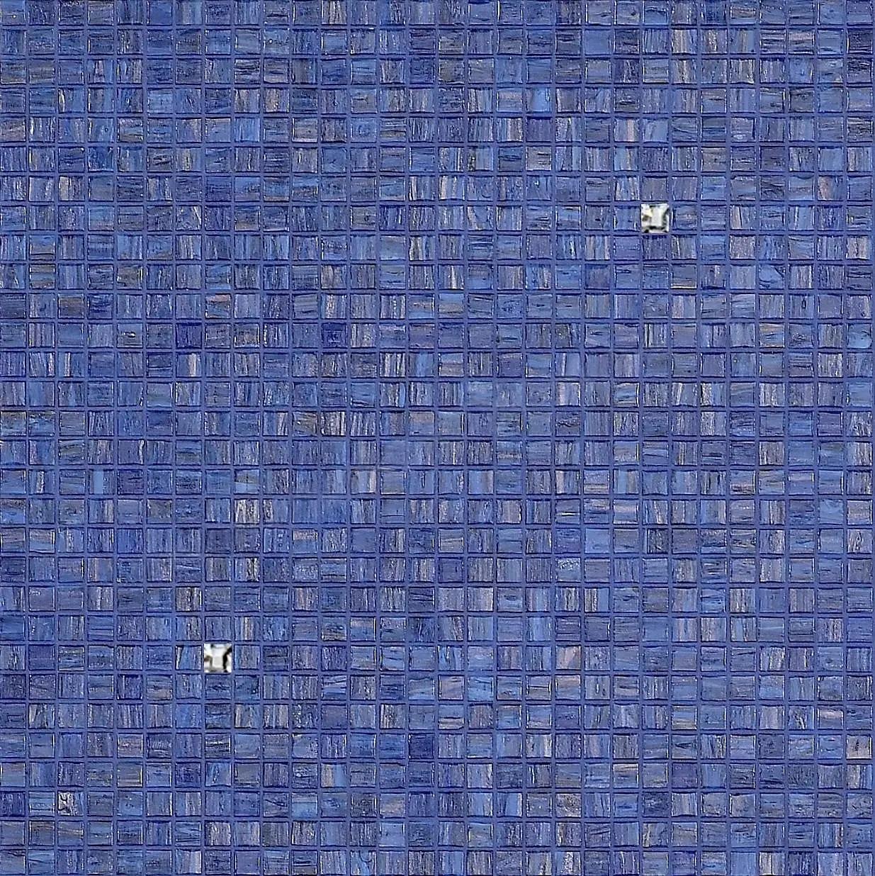 Bisazza Mischung Rain Blue 1x1 cm inkl. Inst.-Kit