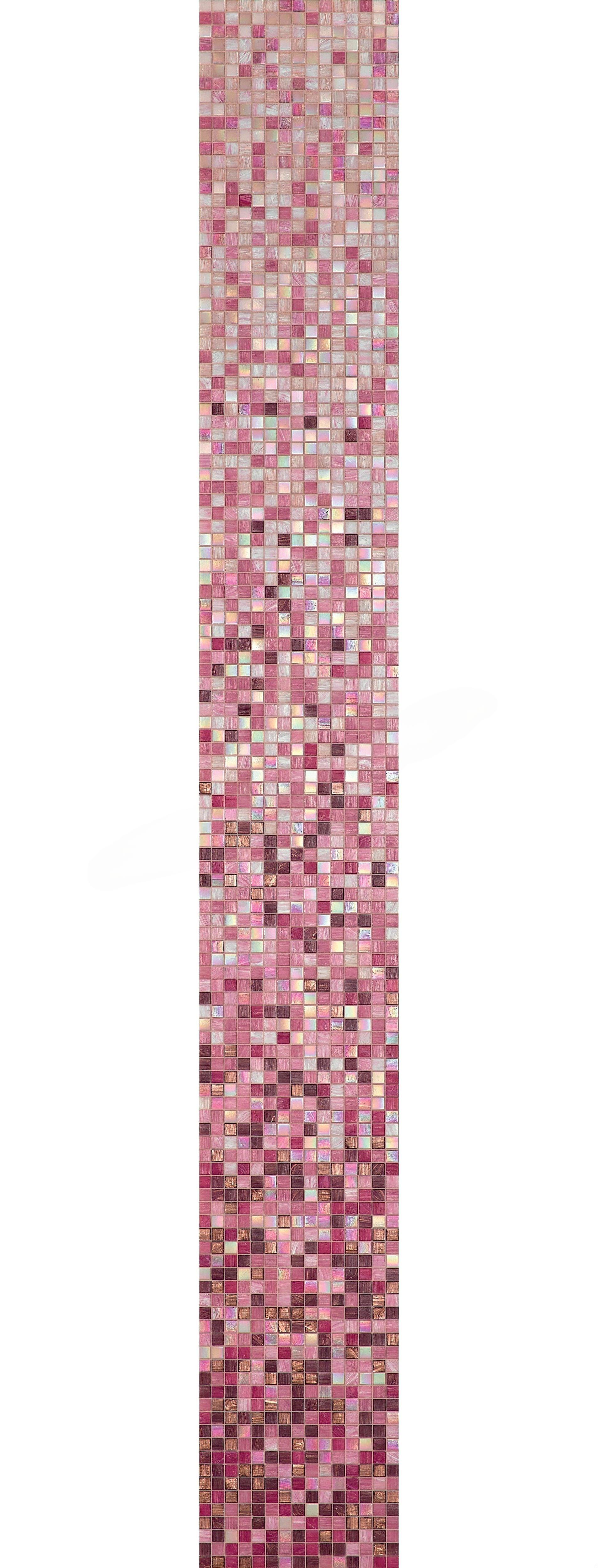 Bisazza Sfumature Verlauf Oleandro Whiteless 2x2 cm inkl.Kit