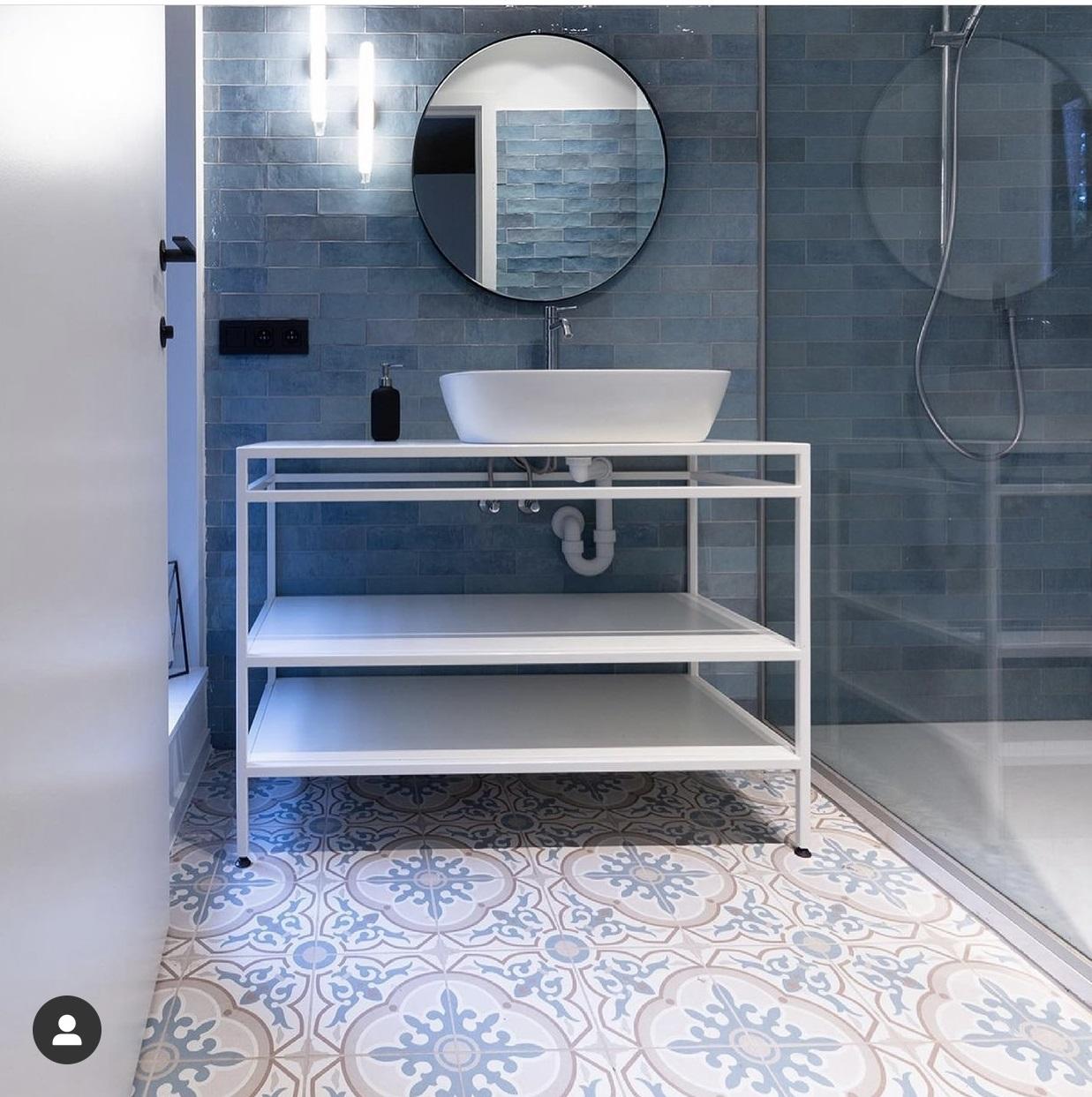 Revoir Paris Atelier Wall 6,2x25 cm Bleu Lumiere Glossy