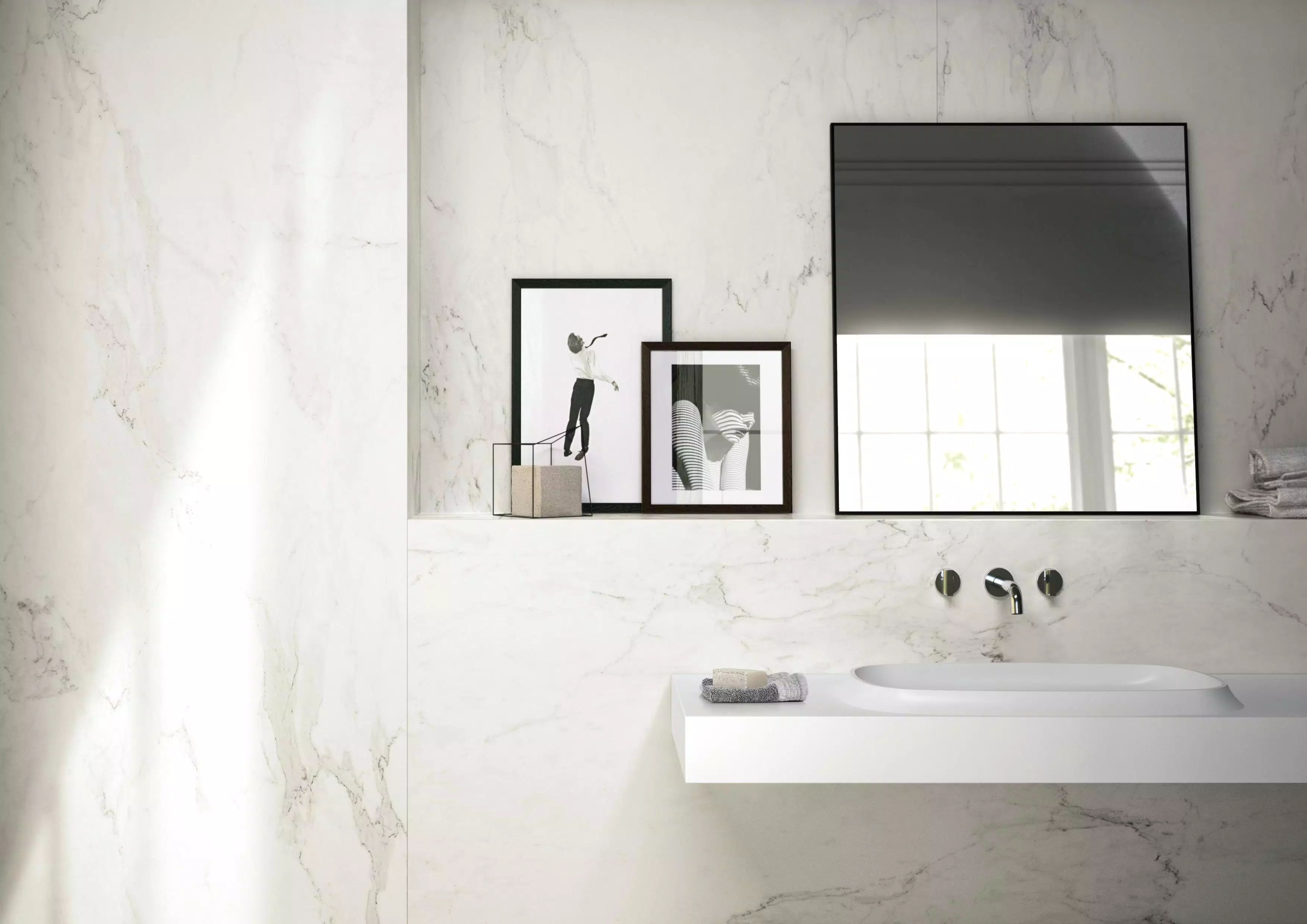 Florim Stones&More 2.0 Stone Calacatta Glossy 120x120x0,6 cm Feinsteinzeug Magnum