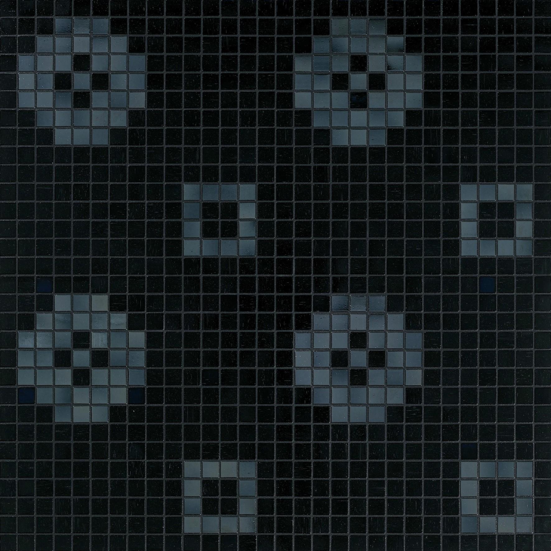 Bisazza Mischung Petit Four Nero 2x2 cm inkl. Inst.-Kit