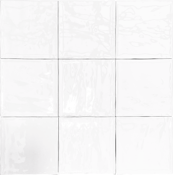 Revoir Paris Atelier Wall 10x10 cm Blanc de Lin Glossy