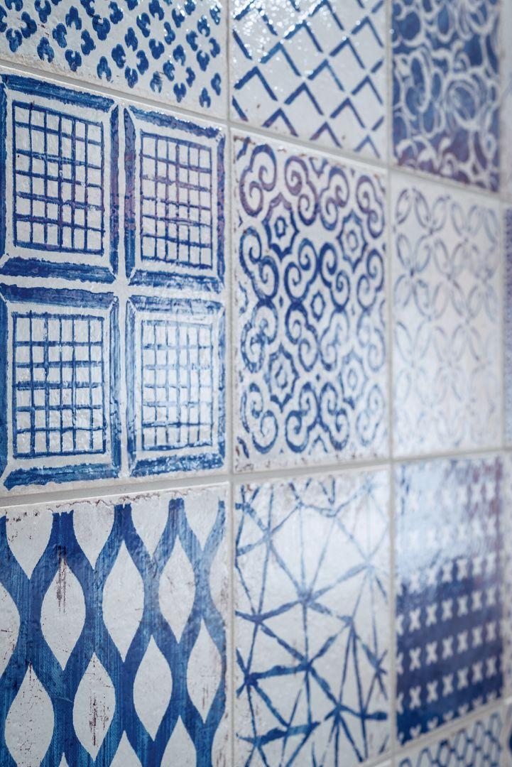 Mirage Emporio 225 Charme Maioliche di Sant'Antonio Blue 15x15 cm