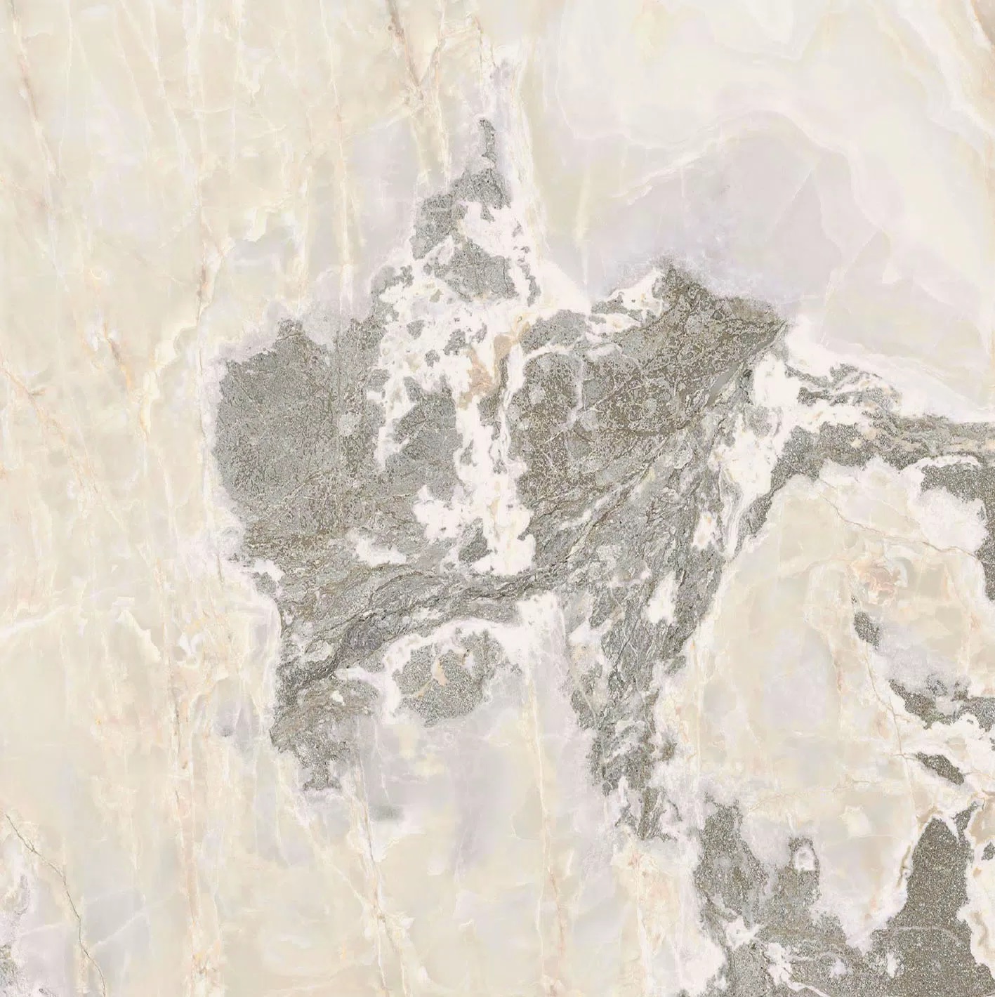 Florim Onyx&More White Blend 120x120x0,6 cm Magnum Feinsteinzeug Satin  
