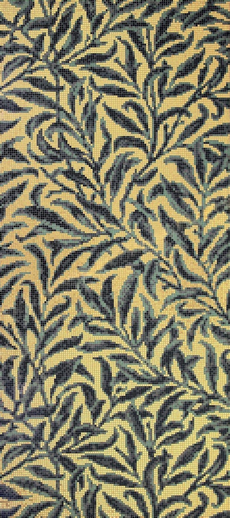 Bisazza Dekor Morris Oro Giallo 129,1x290,5 cm