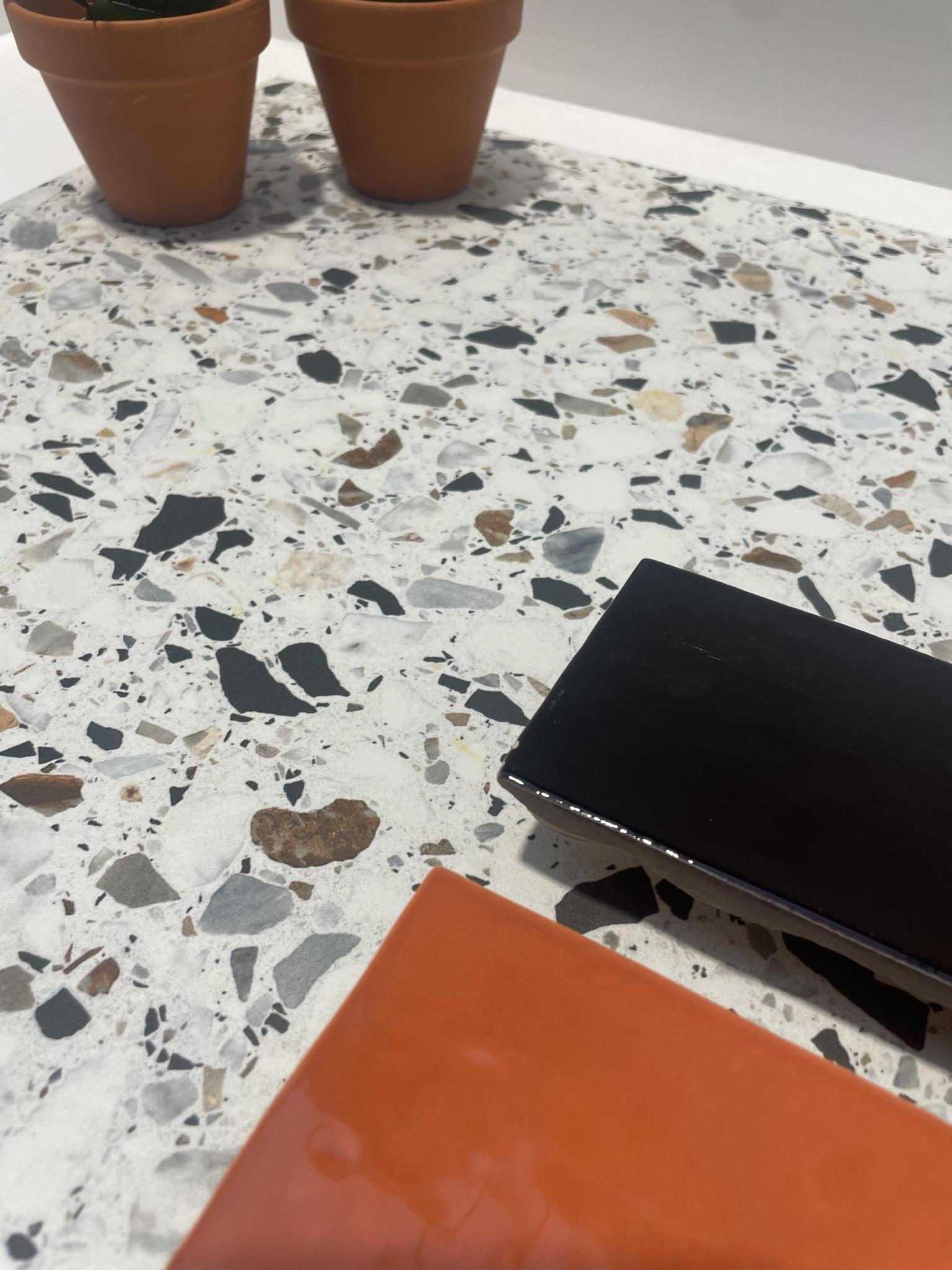 Revoir Paris Re-Bel Mix 60x60 cm Terrazzo-Optik R10     