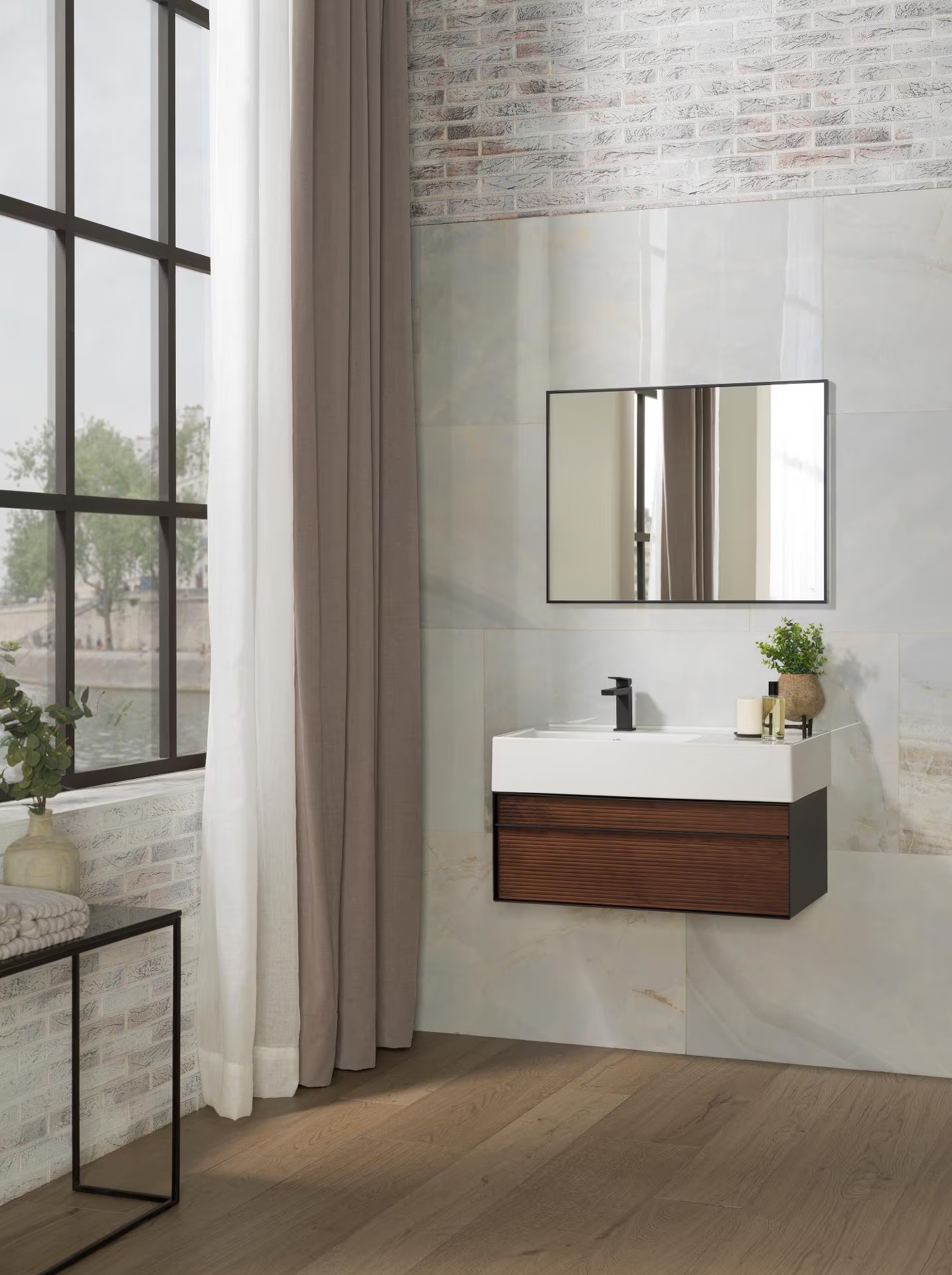 Porcelanosa Delaware Natural 19,3x180 cm Feinsteinzeug Holzoptik