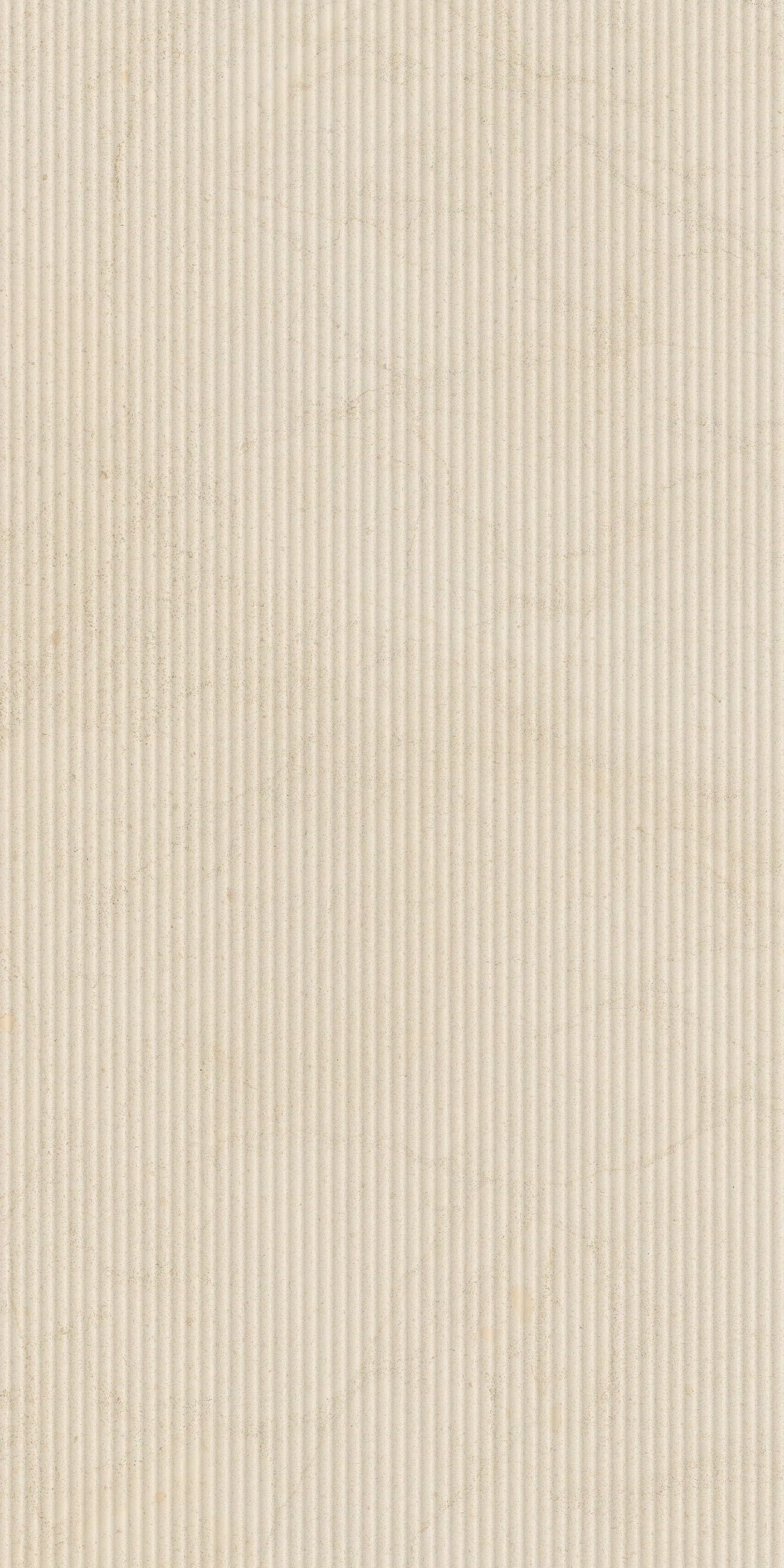 Florim Biotech Crema Stone Canneté 60x120x0,9 cm Feinsteinzeug R10