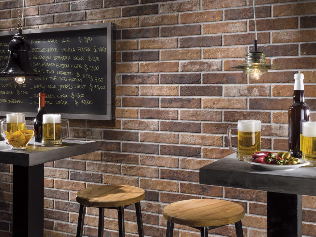 Rondine Tribeca Brick 6x25 cm Ziegeloptik Old Red