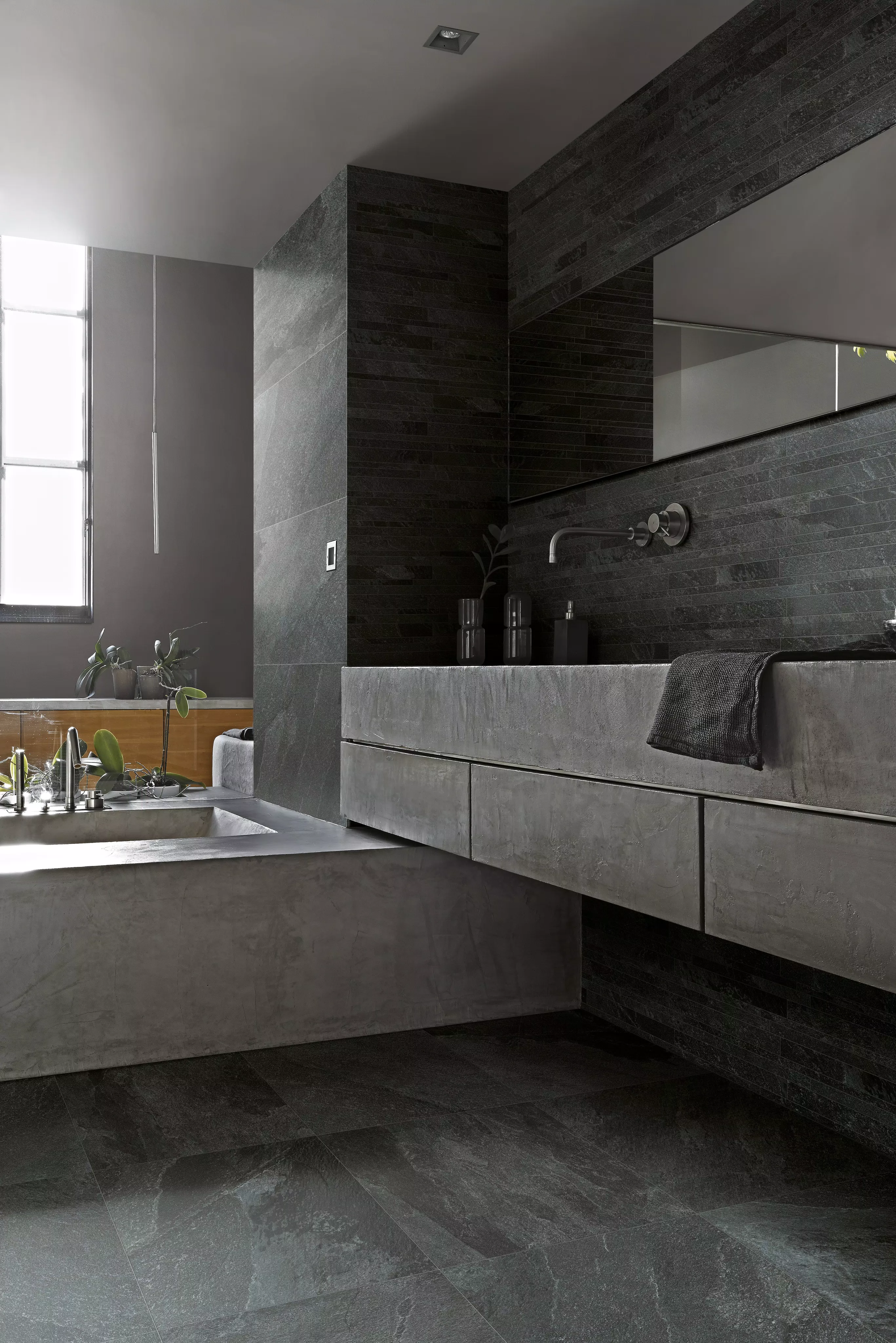 Florim Natural Stone Coal Matte 60x60x0,9 cm Feinsteinzeug R10 Ptv 