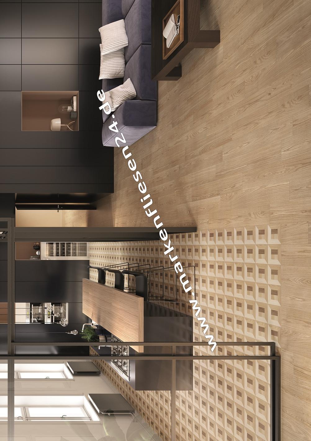 Emil Dimore Dekorfliese Cubo 20x20 cm