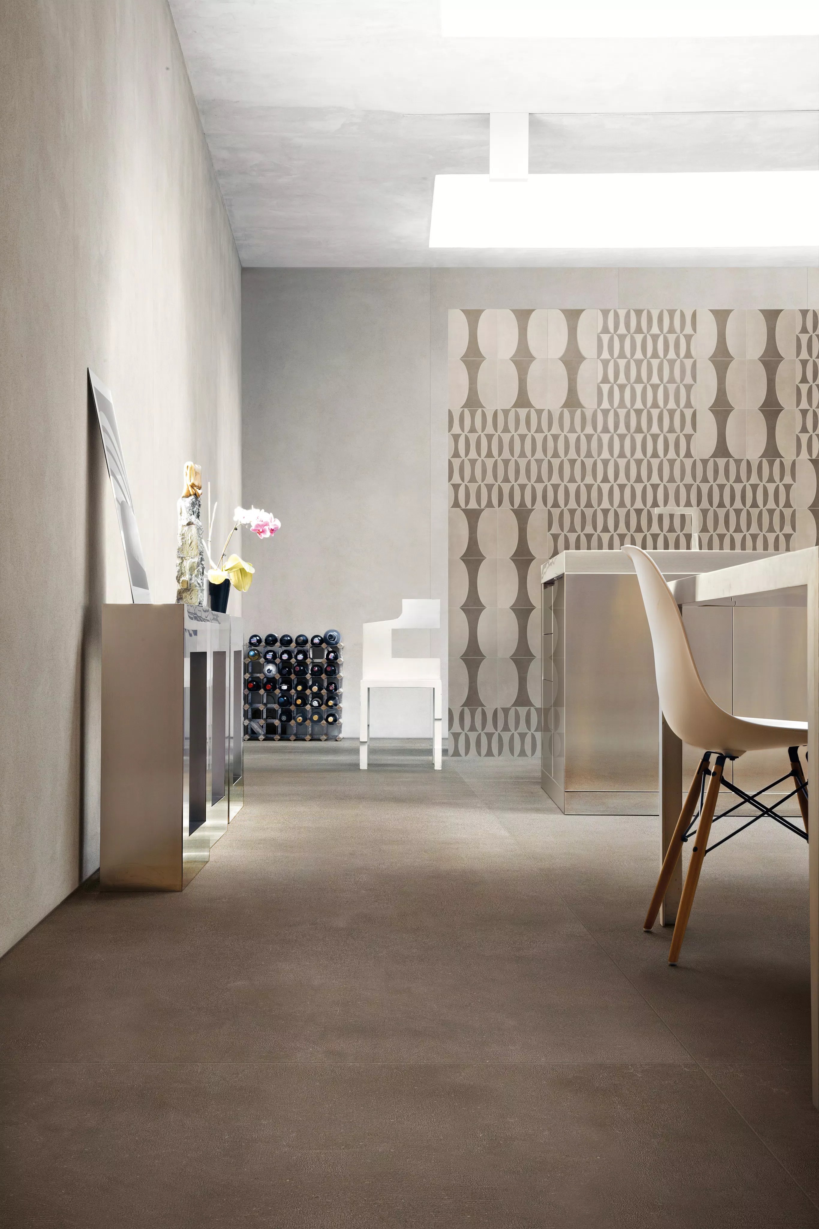Florim Industrial Moka 30x60x0,9 cm Feinsteinzeug Matte Soft R9 