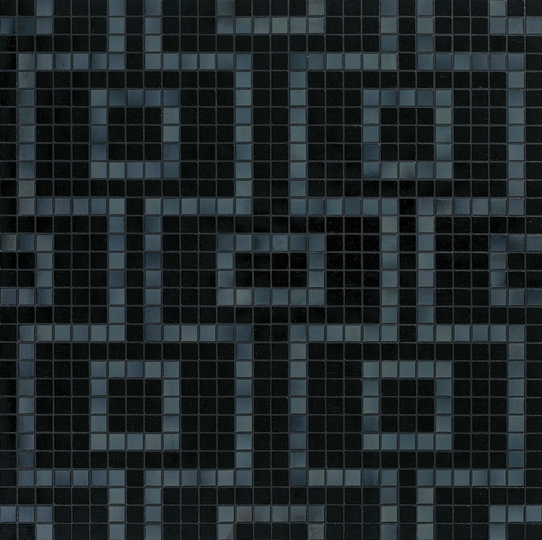 Bisazza Mischung Labirinto Nero 2x2 cm inkl. Inst.-Kit