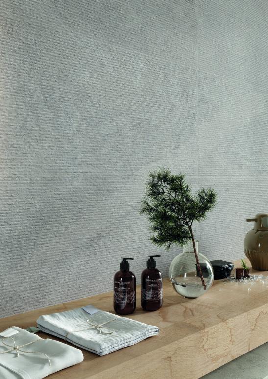 Emil Landscape Decoro Rigato Cenere 60x120 cm Feinsteinzeug silktech