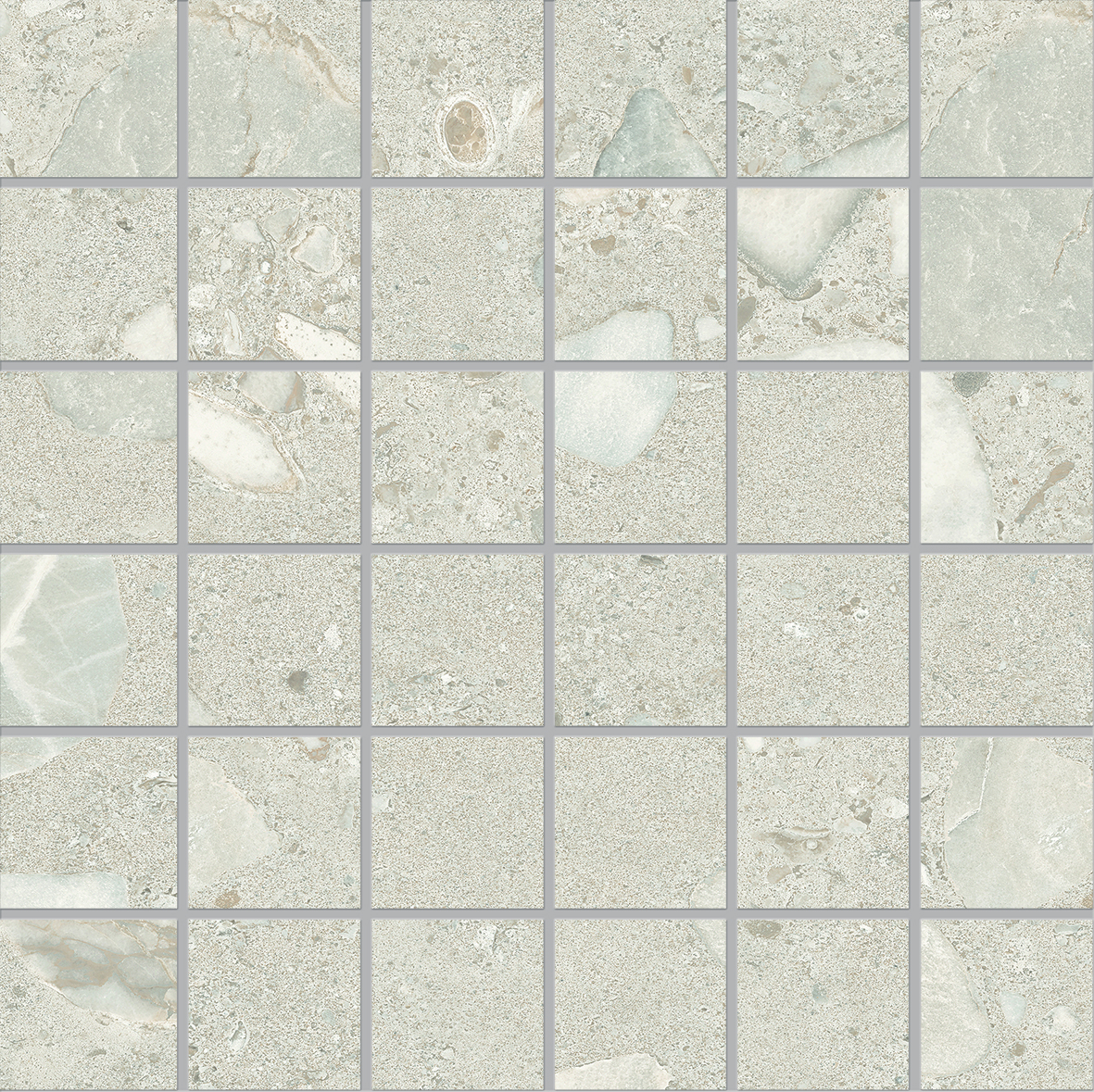Ergon GemmaStone Greige Gemma Giant 30x30 cm Mosaico