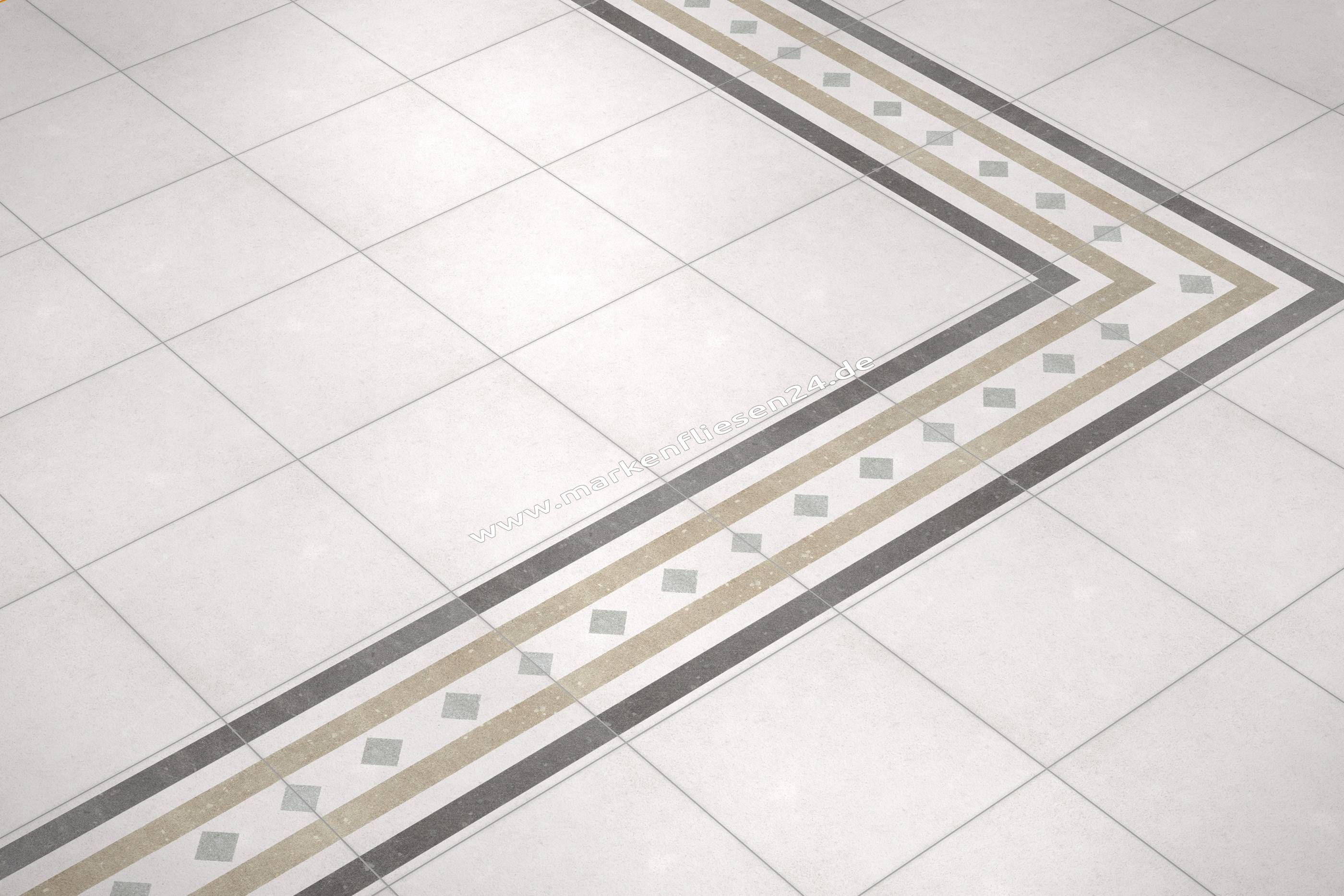 Eco Elegance bianco 20x20 cm Feinsteinzeug