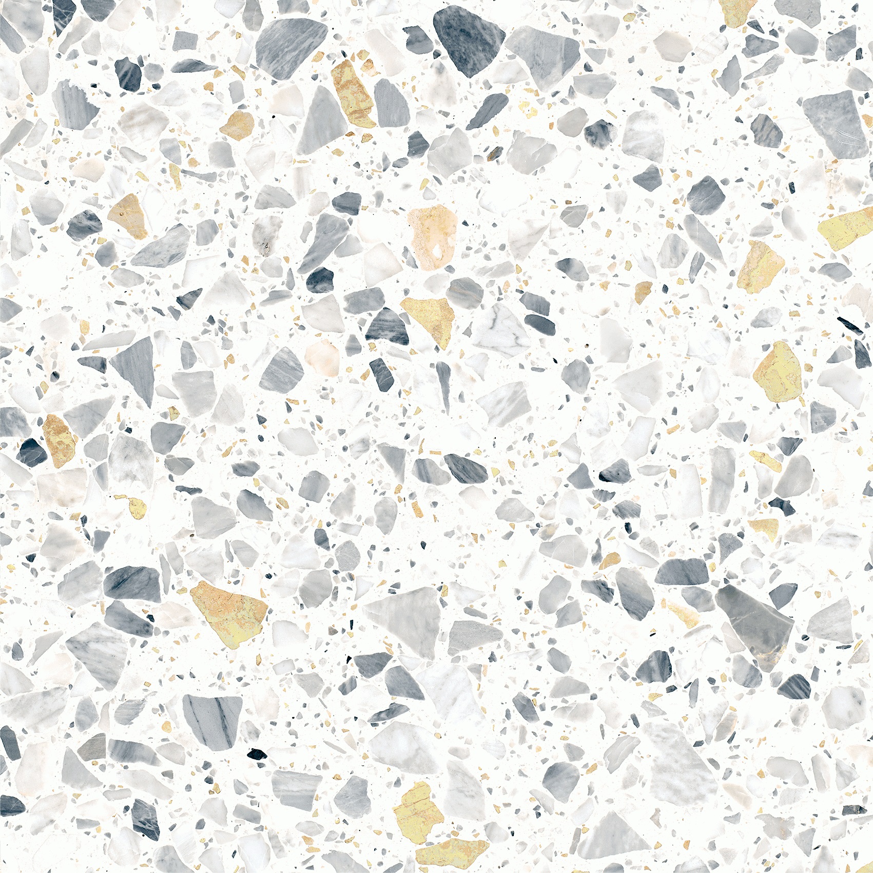 Revoir Paris Re-Bel Or 60x60 cm Terrazzo-Optik R10       