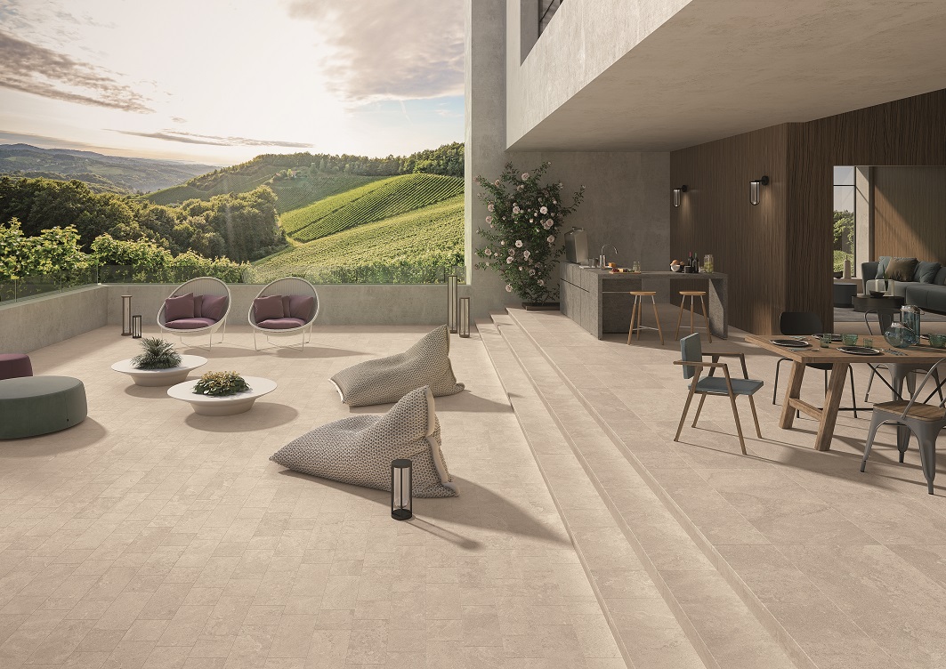 Emil MaPierre Beige Ancienne 120x120 cm Feinsteinzeug naturale
