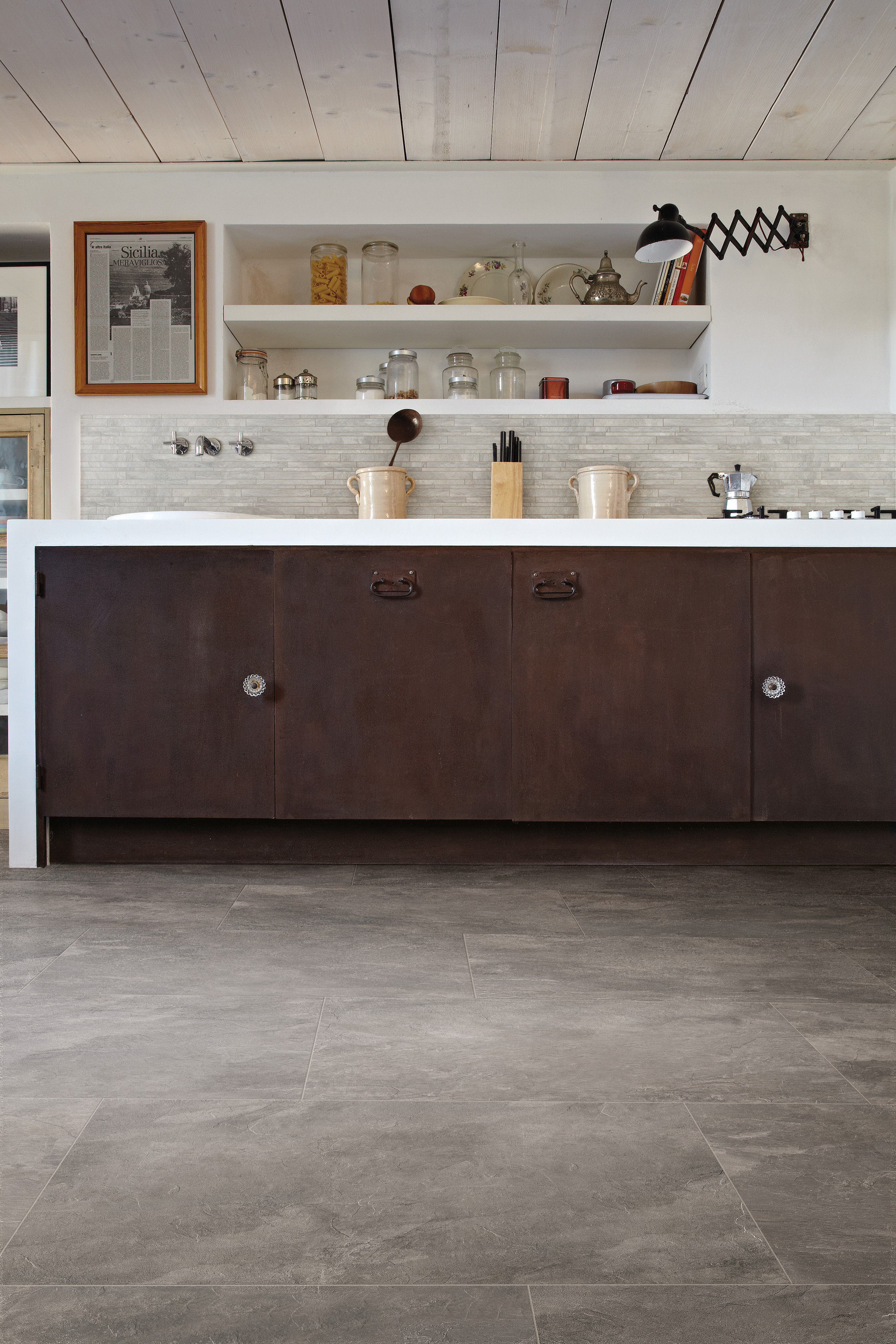 Florim Ardoise Plombe 40x80x0,9 cm Feinsteinzeug Matte R10      