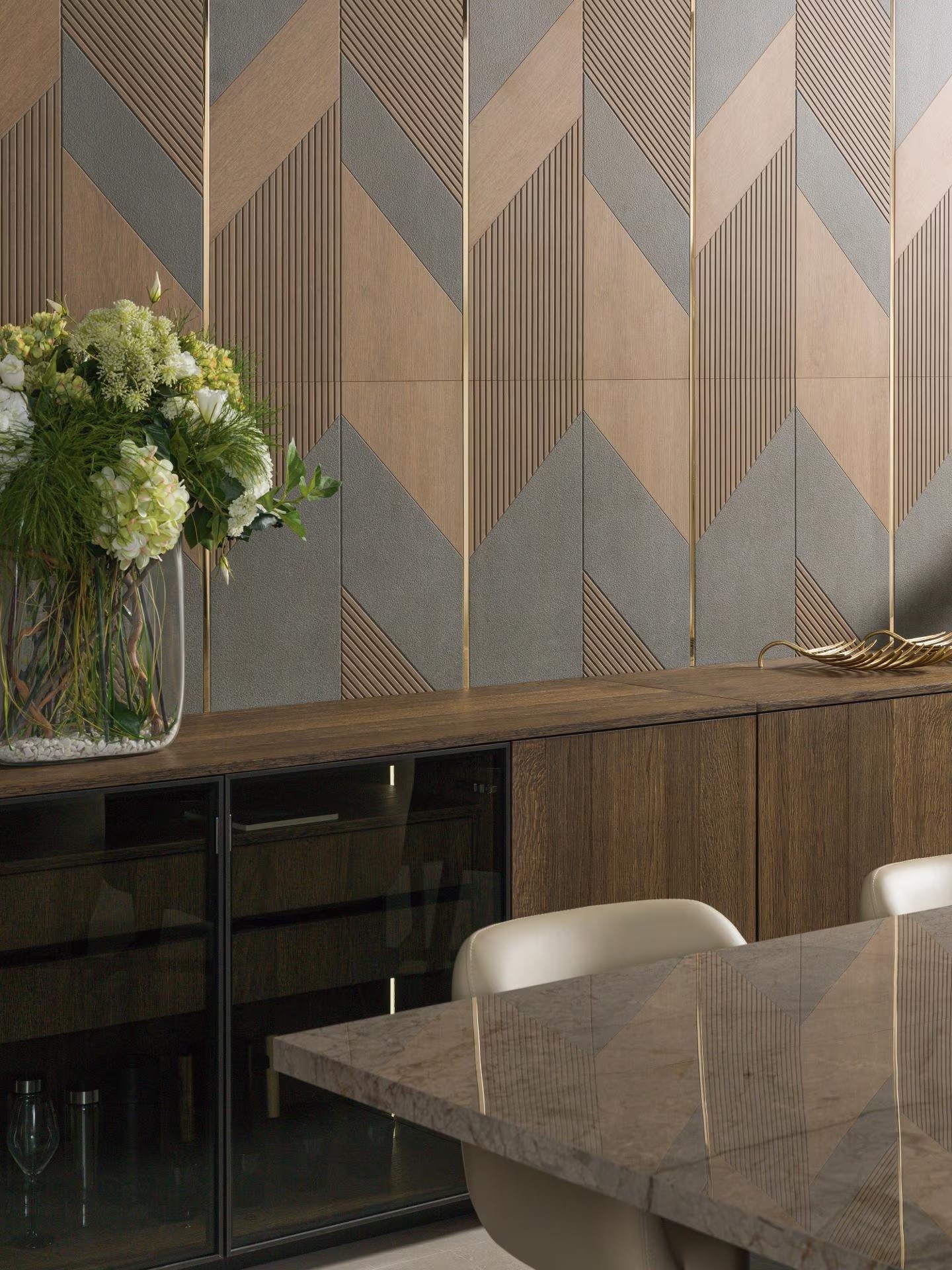 Porcelanosa Stone 3D Roble 59,6x150 cm Wandfliese rektifiziert    