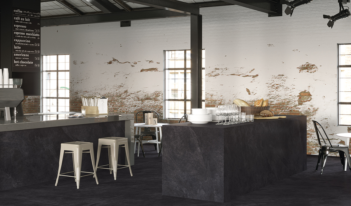 Ergon Cornerstone Slate Black Slim 120x120x0,65 cm Naturale R10B rekt.