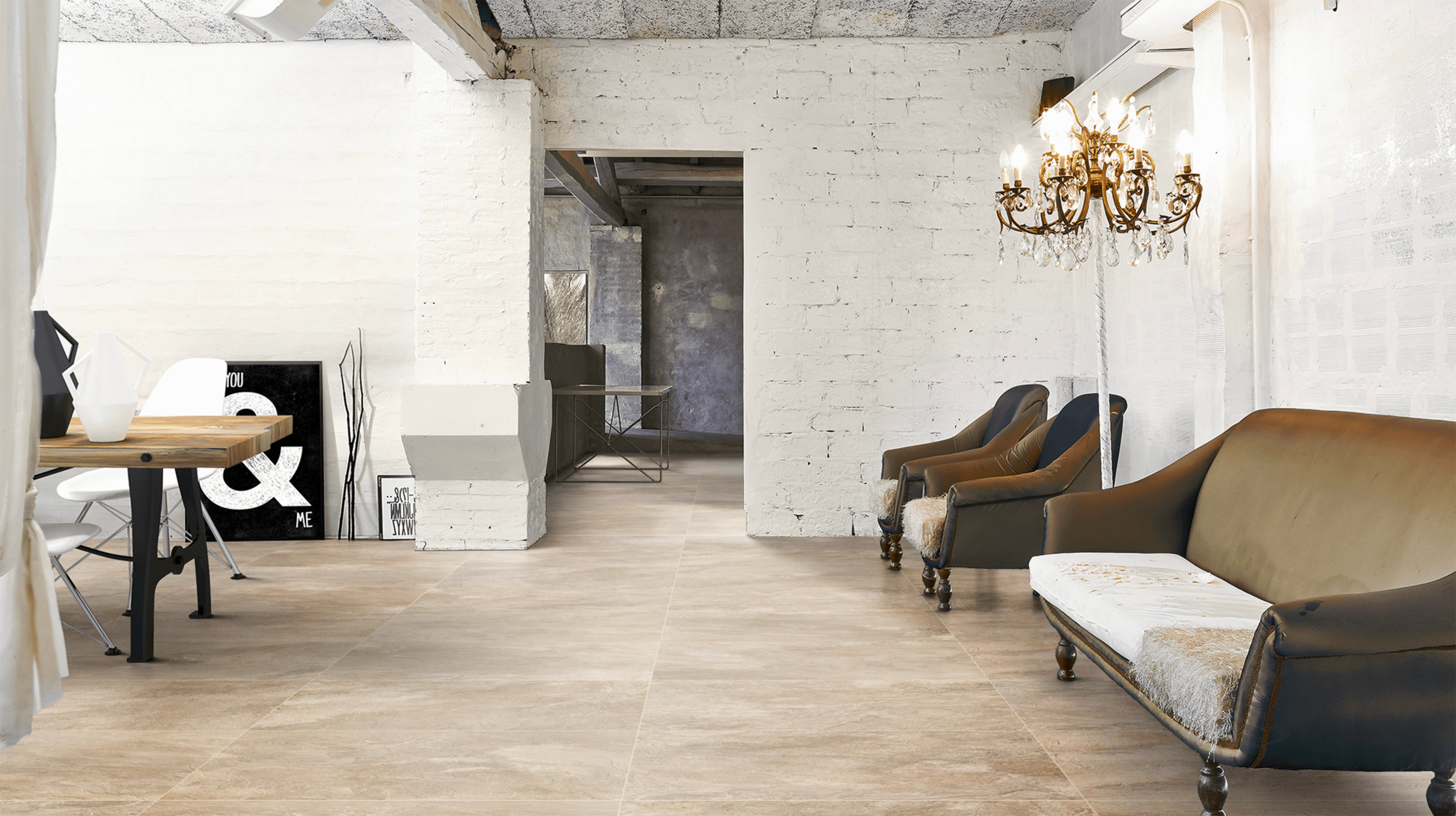 Florim Ardoise Ecru 60X120x0,6 cm Feinsteinzeug Matte R9  