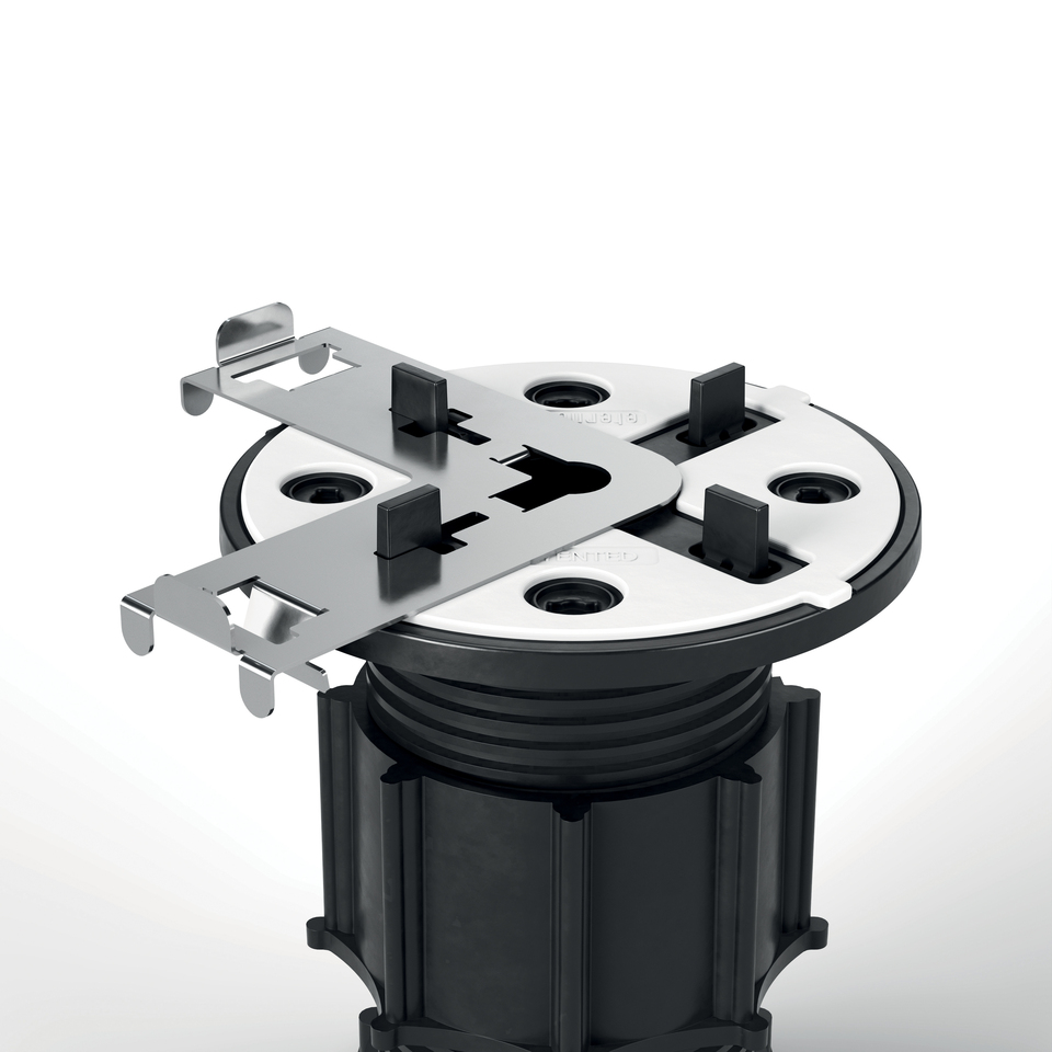 Eterno Ivica Clip Up vertikale Kopf Eckklammer für Stelzlager SE/NM