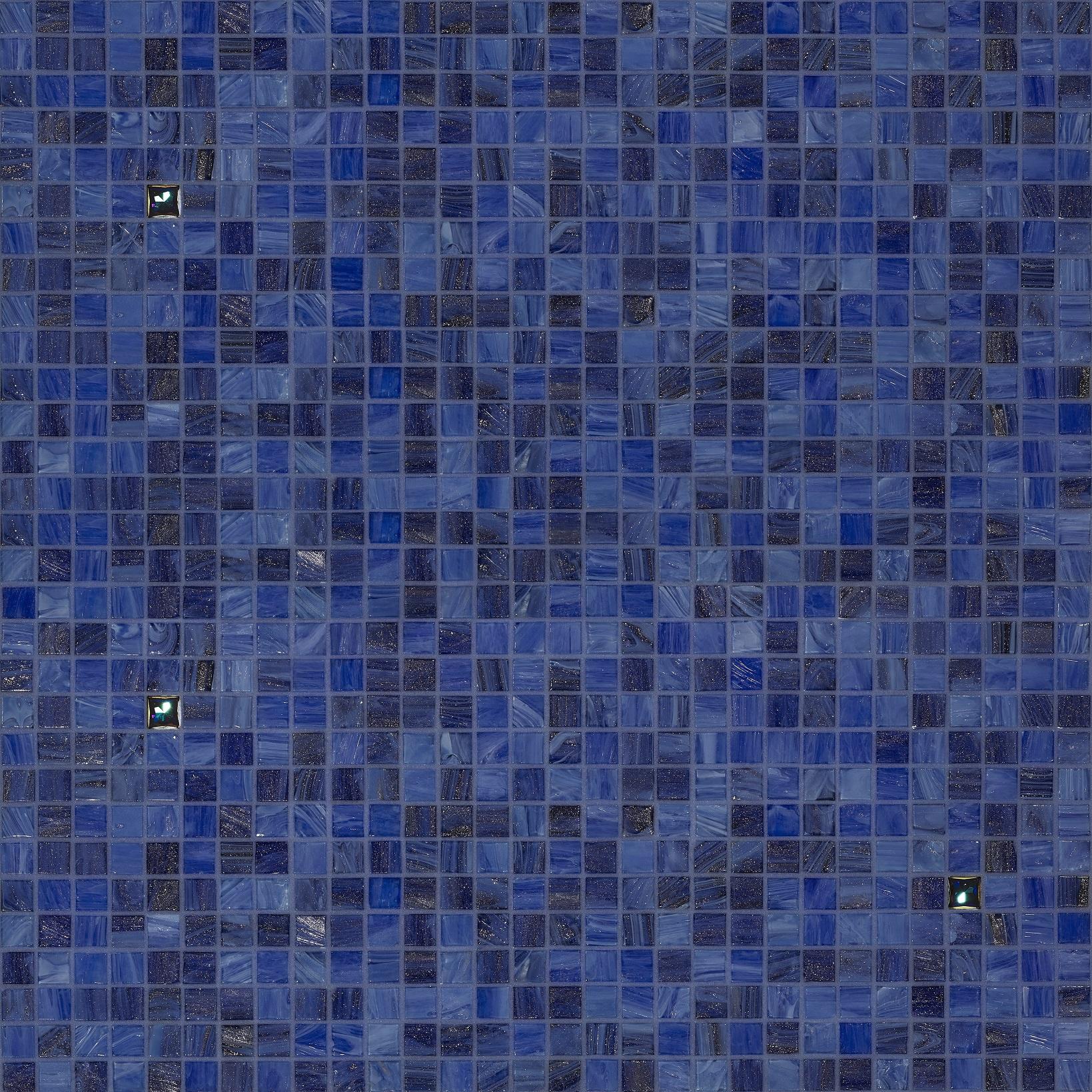 Bisazza Mischung Sodalite 1x1 cm The Crystal Collection