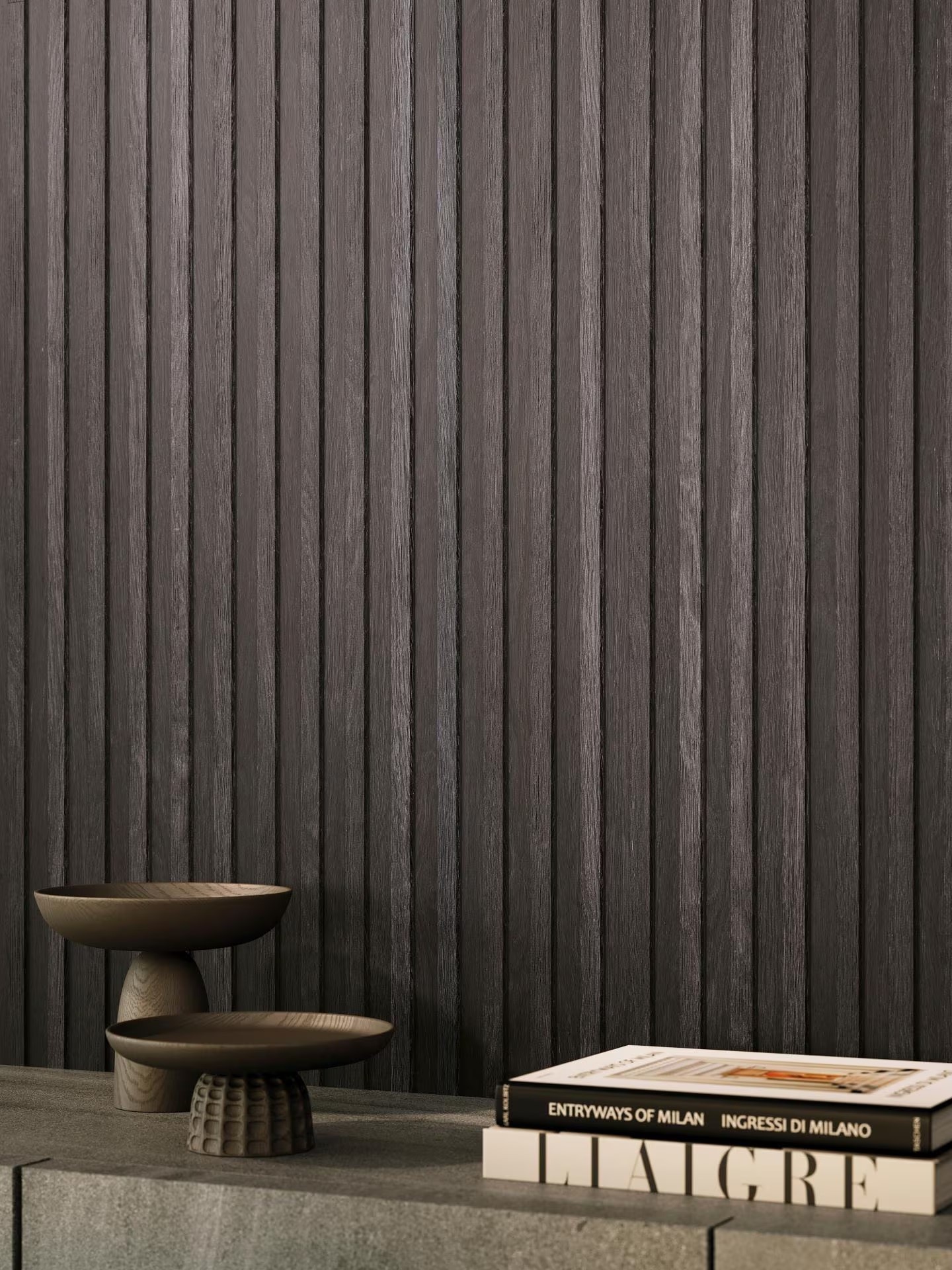 Porcelanosa Line 3D Antracita 59,6x150 cm Wandfliese rektifiziert        