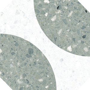 Vives Niza Achteckfliese 20x20 cm Octógono Valeta Verde