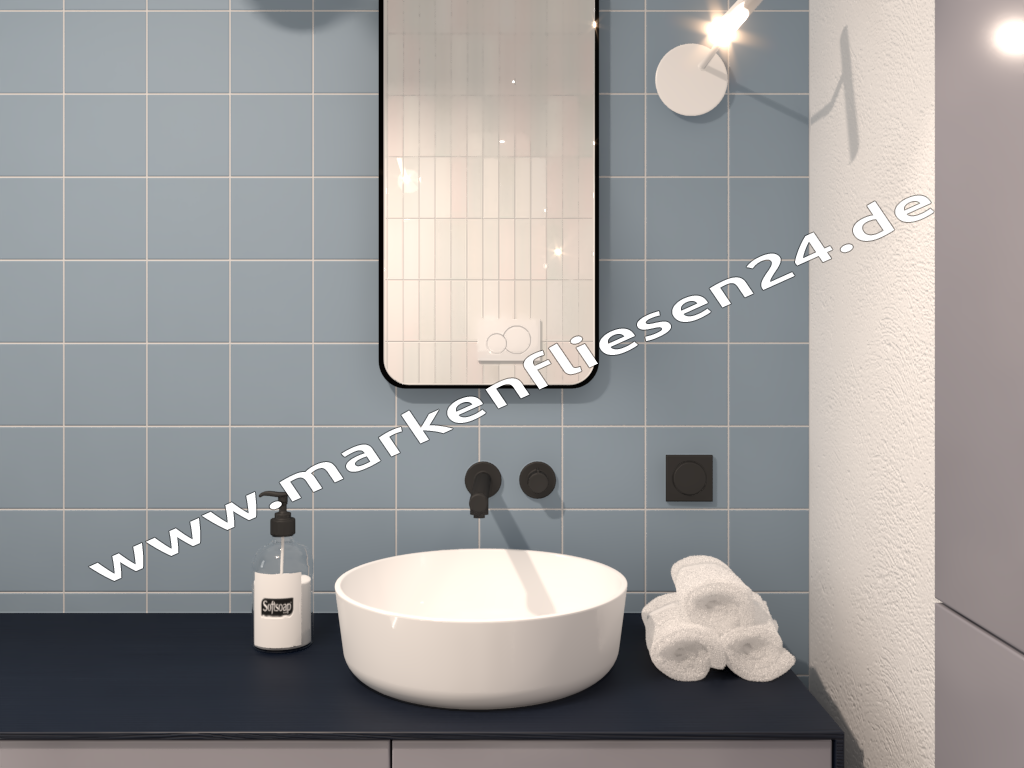 Revoir Paris Bel Histoire 15x15 cm Bleu Paon