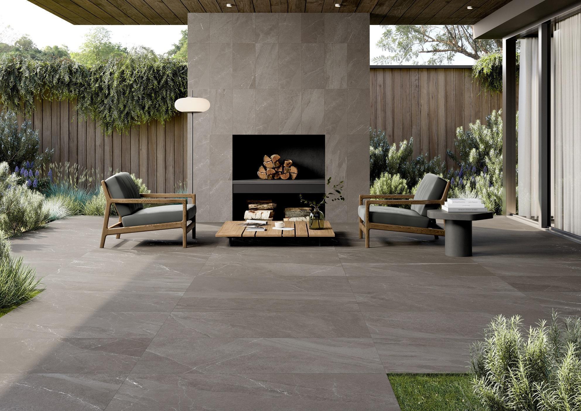 Rondine Angers Olive 100x100x0,85 cm Feinsteinzeug R10B