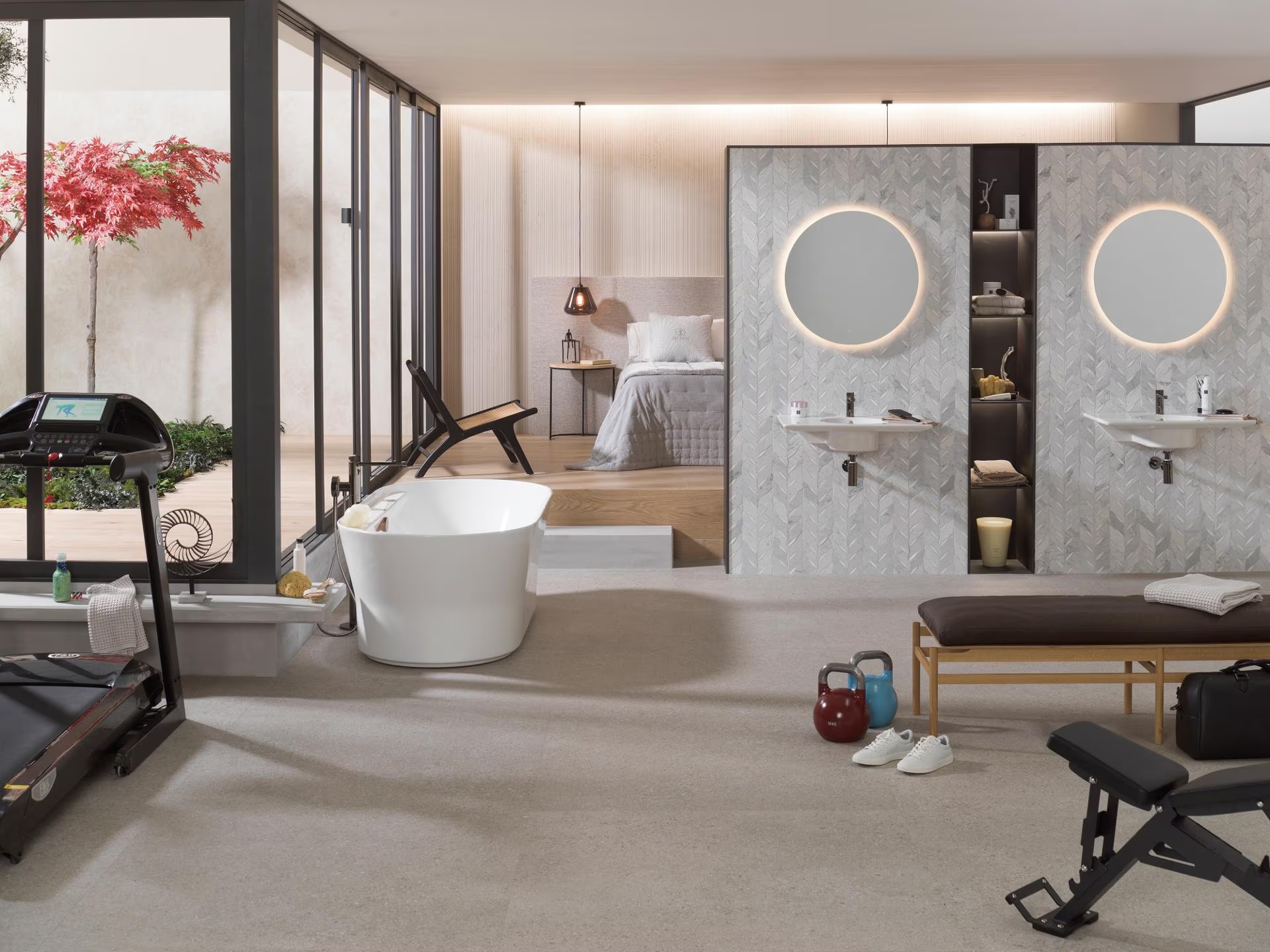 Porcelanosa Linz Topo 59,6x150 cm Wandfliese rektifiziert      