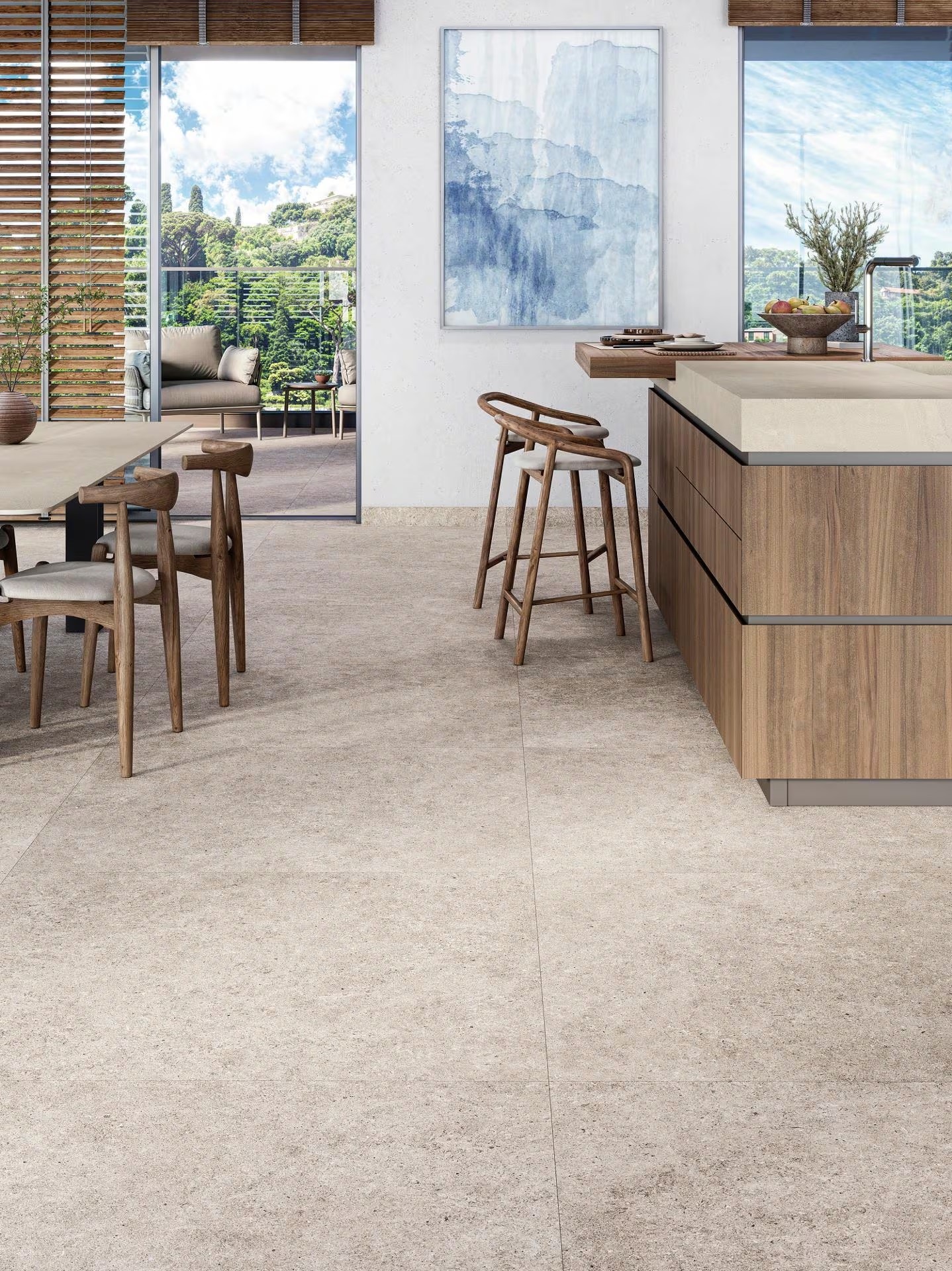 Porcelanosa Cancún Stone 120x120 cm Feinsteinzeug    