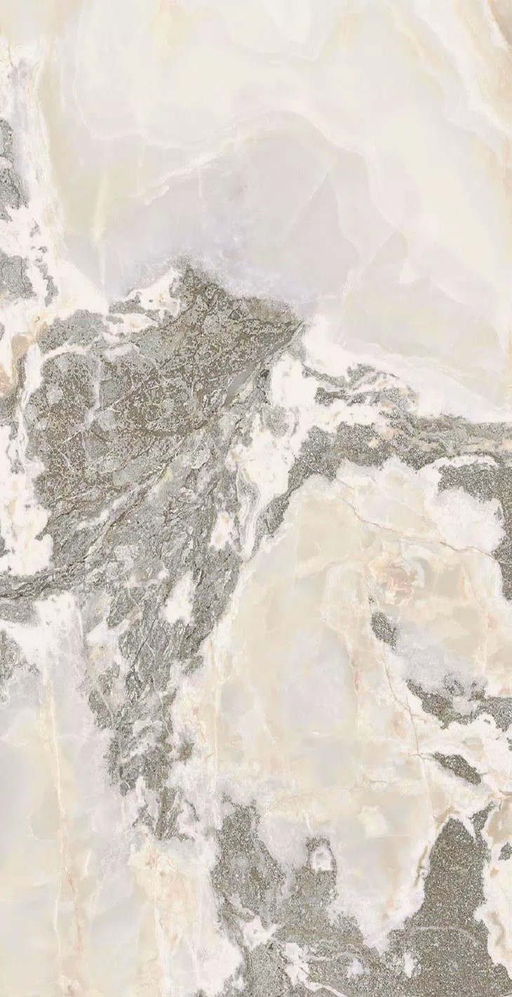 Florim Onyx&More White Blend 60x120x0,9 cm Feinsteinzeug Glossy    