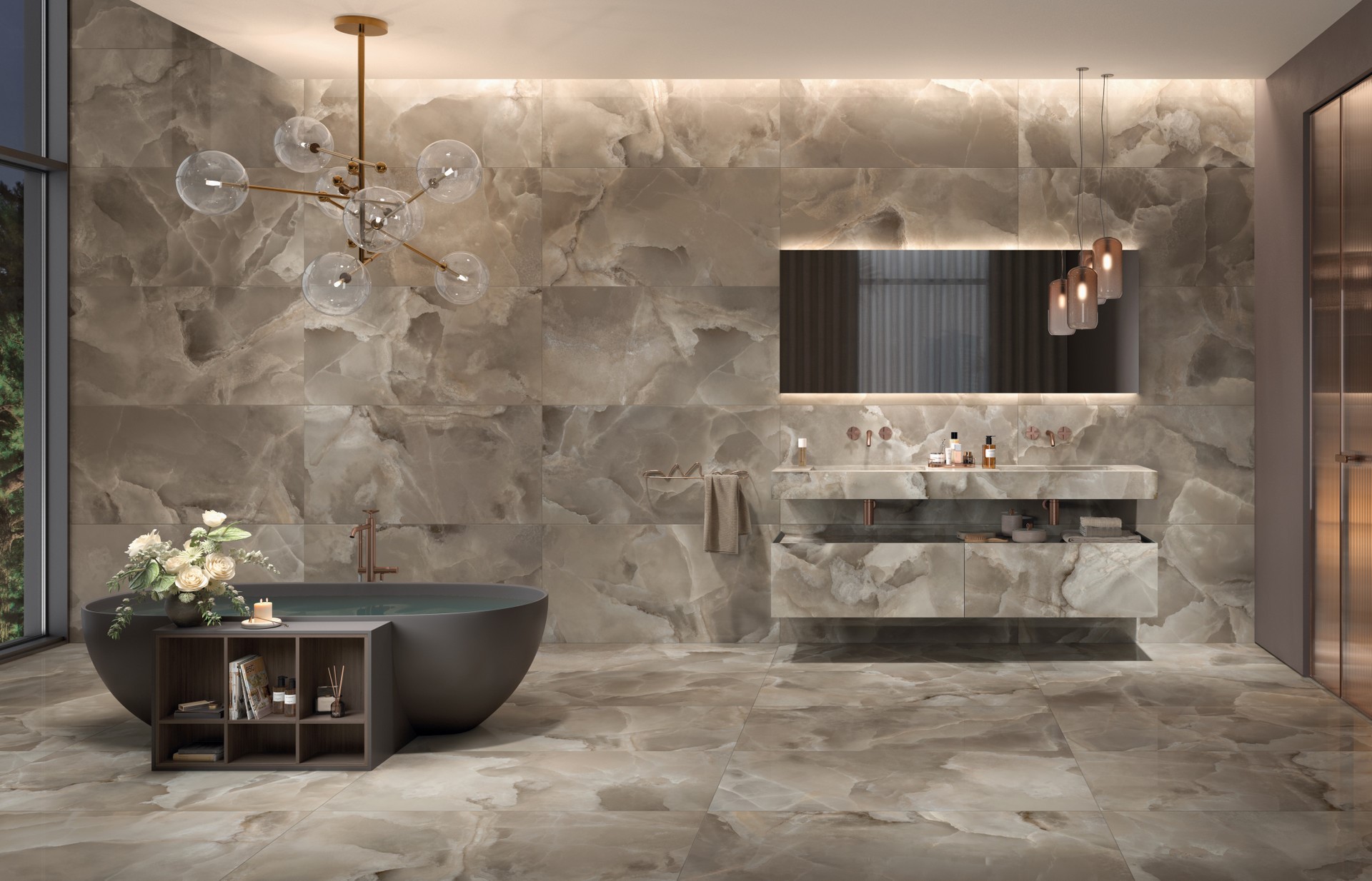 Mirage Onyce Argan ON 05 60x120x0,9 cm LUC SQ  