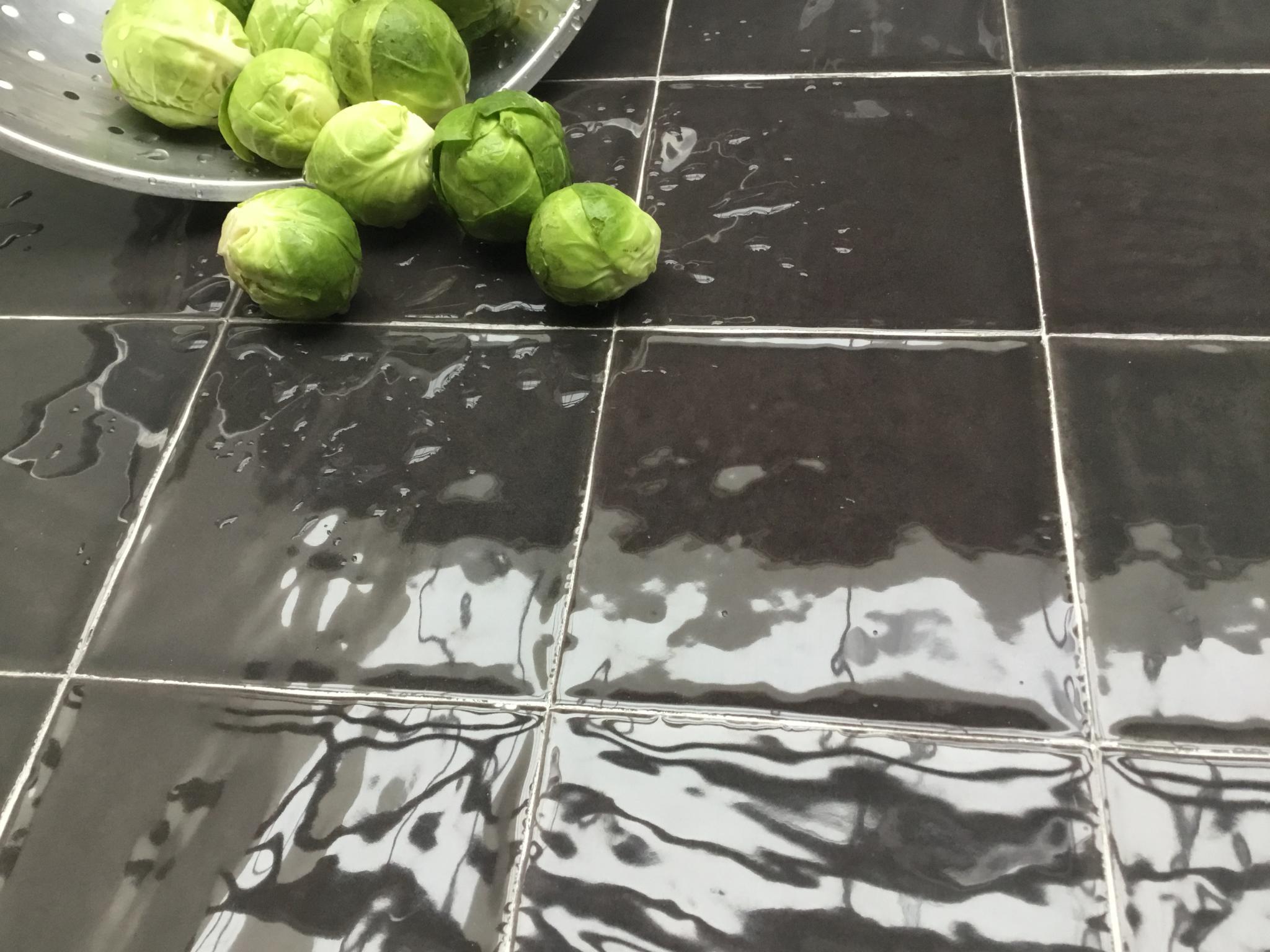 Revoir Paris Atelier Wall 10x10 cm Noir Glossy