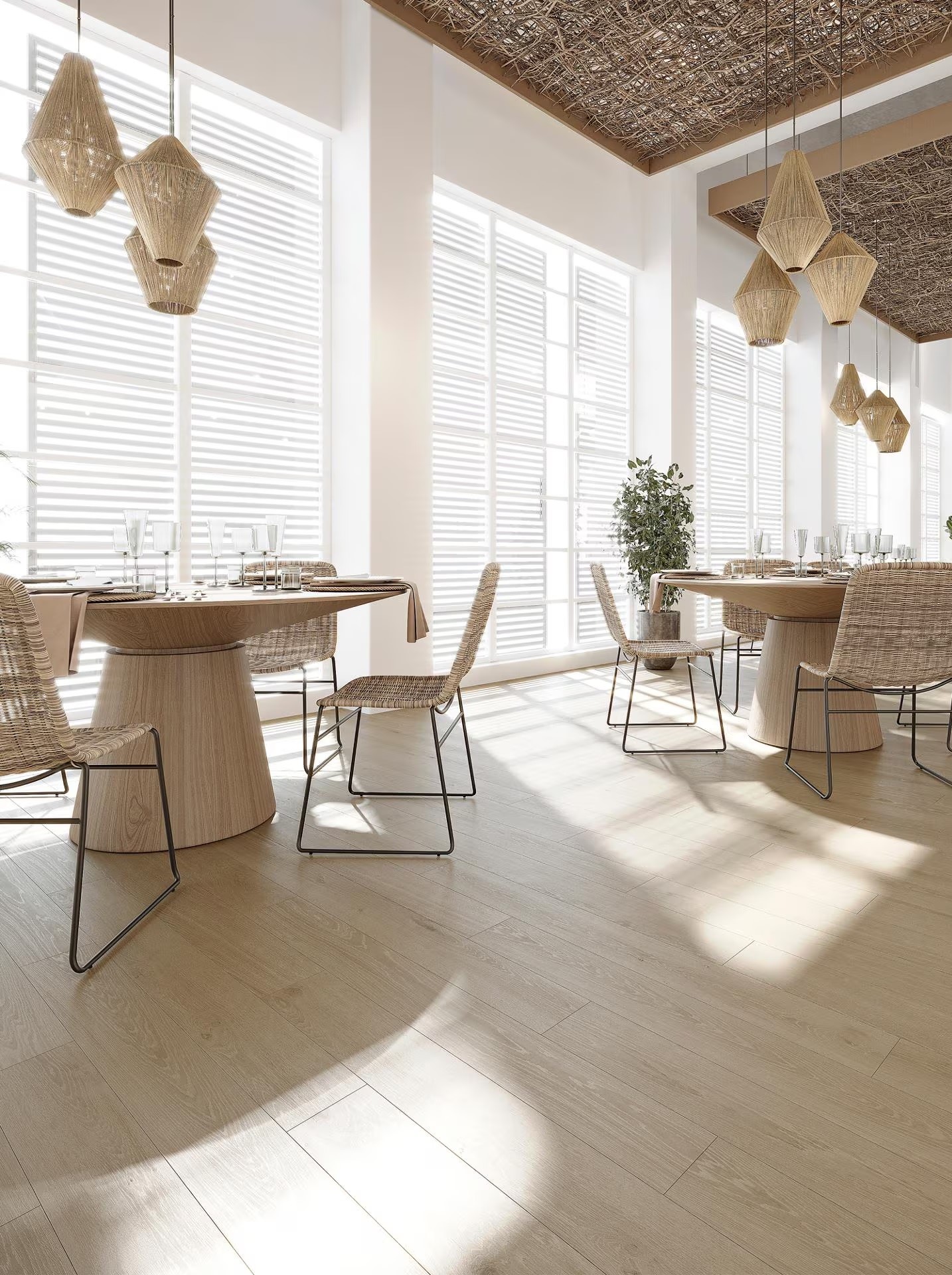 Porcelanosa Bremen Roble 19,3x120 cm Feinsteinzeug Holzoptik R9    