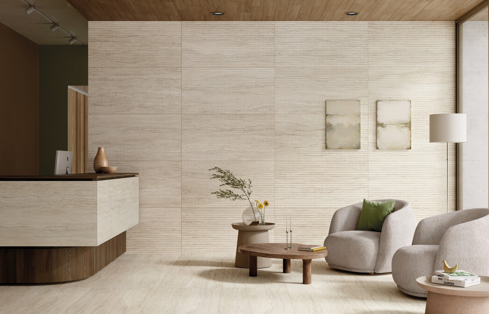 Mirage Nöriven Vein Cut Waves 60x120x0,9 cm Oyster NV12 RG SQ 